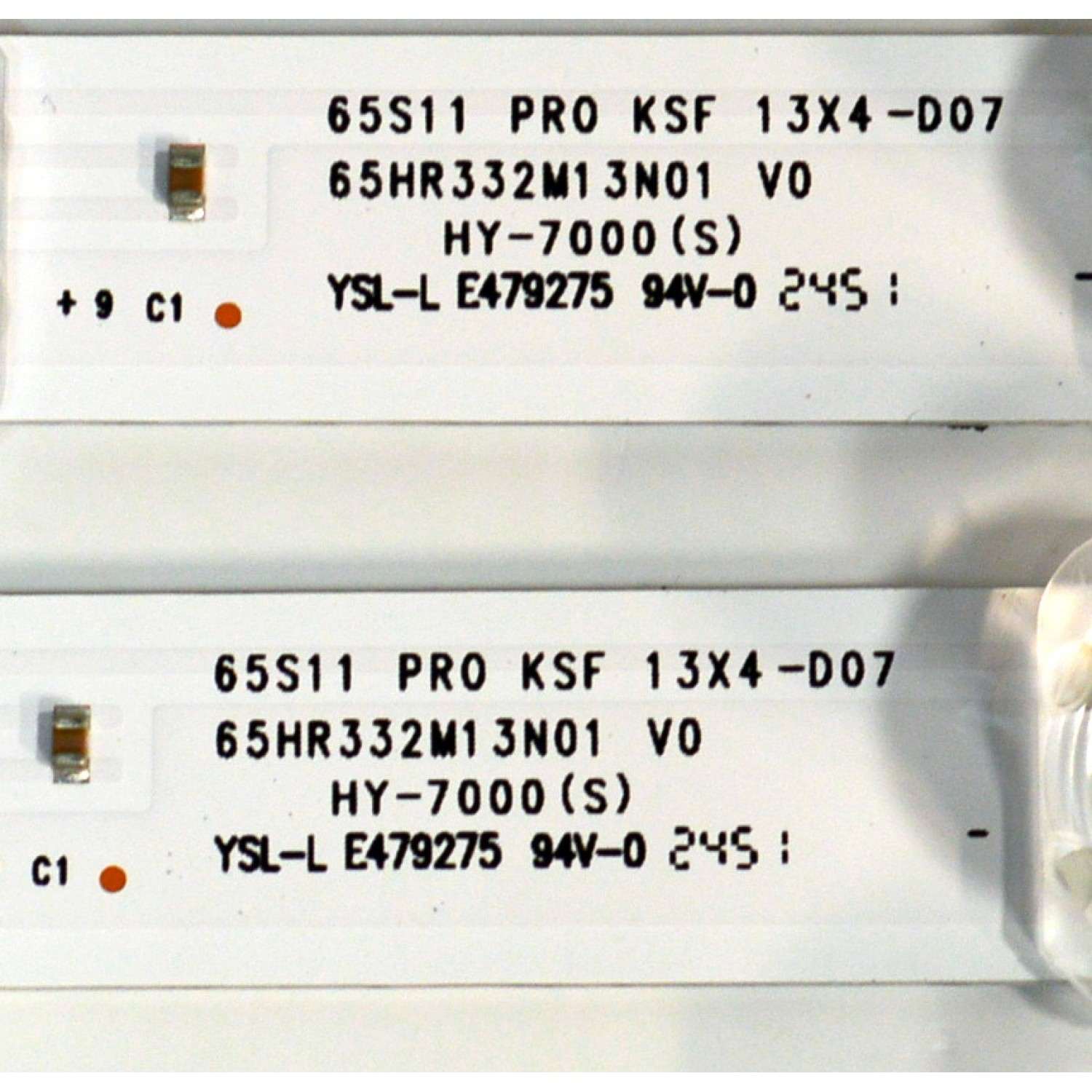 KIT DE LEDS ORIGINAL PARA TV TCL 4 PIEZAS / NUMERO DE PARTE 65HR332M13N01 / 65HR332M13N01 V0 / 65S11 PRO KSF / N0101-000652-A00 / LL2B08U0B / PANEL LVU650NDAL / DISPLAY JR645R3HA3L / MODELO 65Q51K - Imagen 3