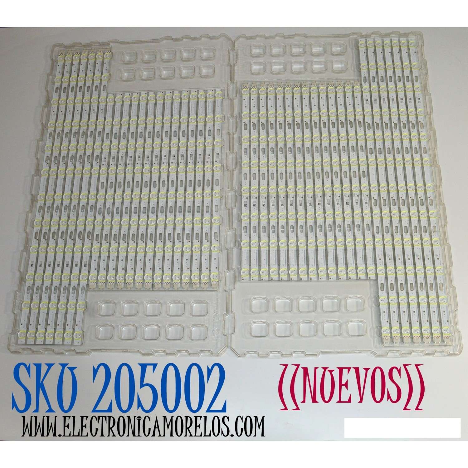 KIT DE LEDS ORIGINAL NUEVOS PARA TV SAMSUNG 42 PIEZAS / NUMERO DE PARTE BN96-48129A / BN96-48130A / LM41-00761A / LM41-00760A / L1_Q80_G5_FAM_M4(3)_R1.2_TAL_100 / L1_Q80_G5_FAM_LR4(2)_R1.2_TAL_100 / PANEL CY-TR075FLAV2H / MODELO QN75Q80RAFXZA