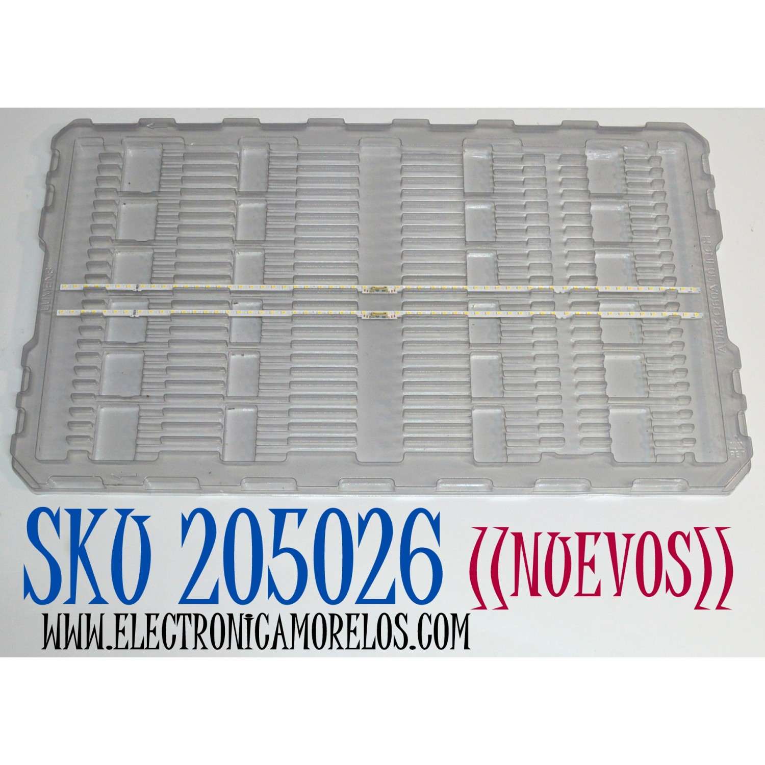 KIT DE LEDS ORIGINAL NUEVOS PARA TV SAMSUNG 2 PIEZAS / NUMERO DE PARTE S1Q7-500SM0-R0 / 58EA/BAR  / GS-ALZ / MODELO QN50Q60AAF / QE50Q60AAU