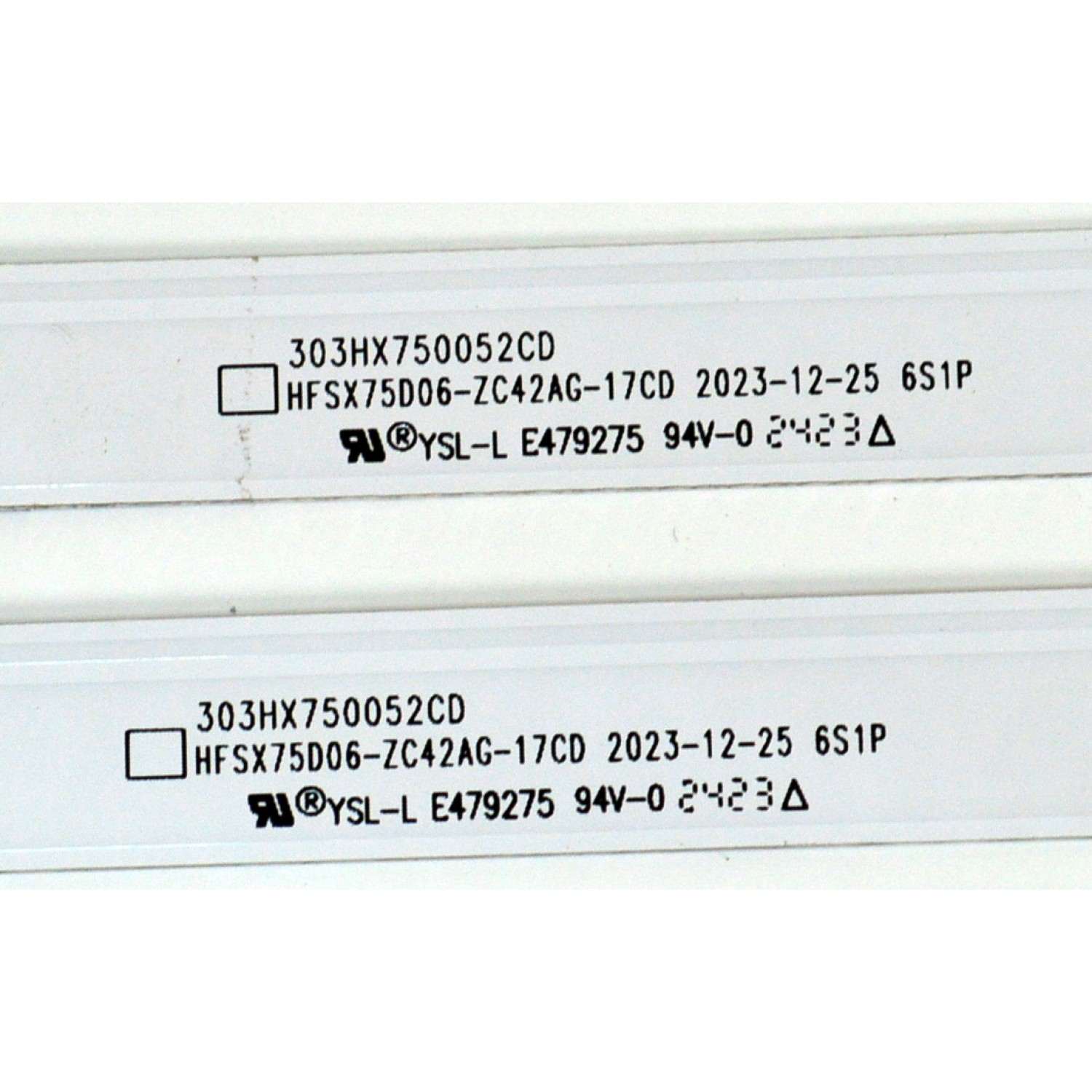 KIT DE LEDS ORIGINAL PARA TV PHILIPS 12 PIEZAS / NUMERO DE PARTE 303HX750052CD / HFX75D06-ZC42AG-17CD / 2300023039 / 70401-01899 / 240704AB03 / GC750M28 / PANEL BOEI750WQ1-F92 / DISPLAY HV750QUB-F92 / MODELO 75PUL7552/F7 / 75PUL7552/F7 A - Imagen 4