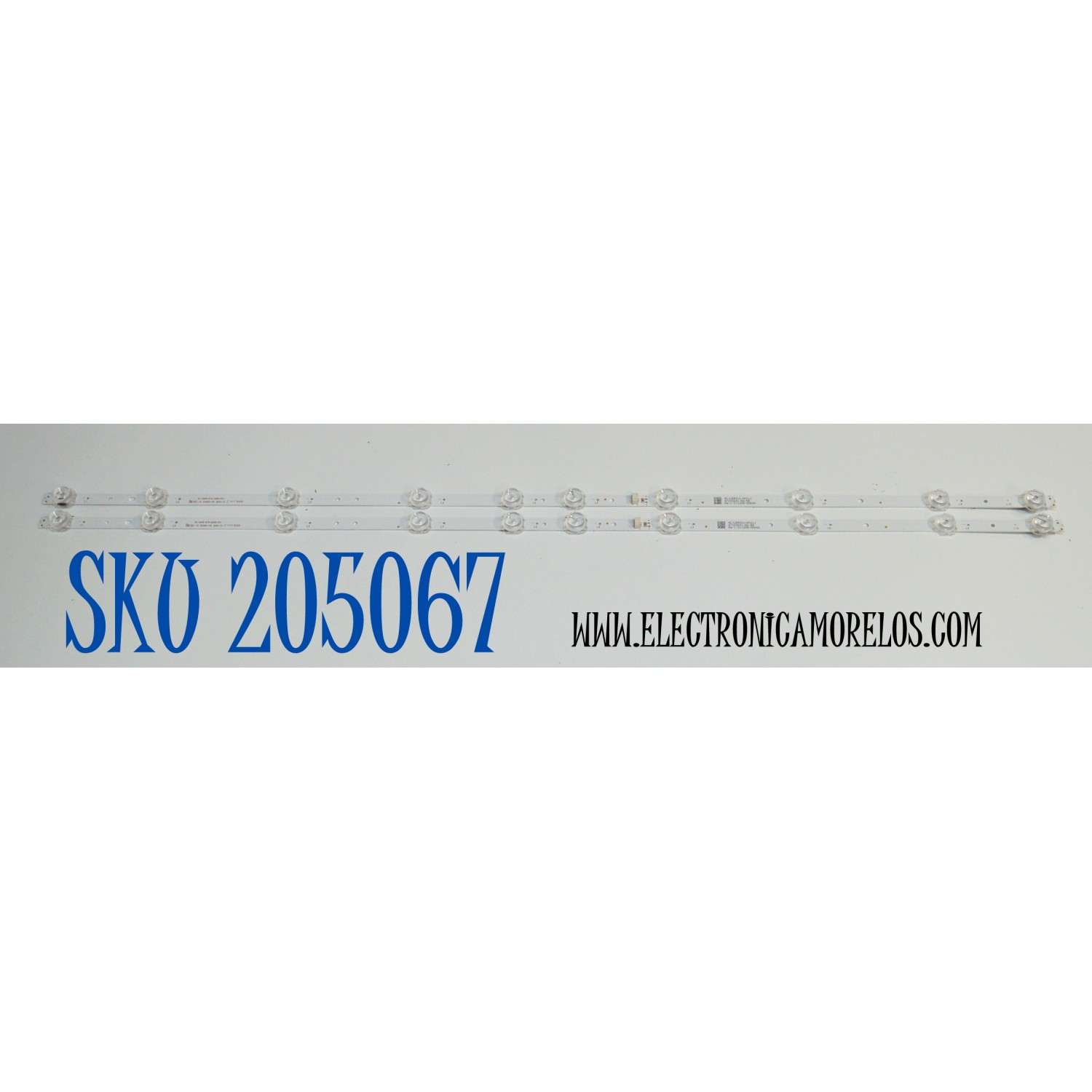 KIT DE LEDS ORIGINAL PARA TV TCL 2 PIEZAS / NUMERO DE PARTE 01-40F8-D10-200613V1 / 4C-LB4010-PF01J / 47216641/AS/A4 / MODELO 40S331 / 40S351