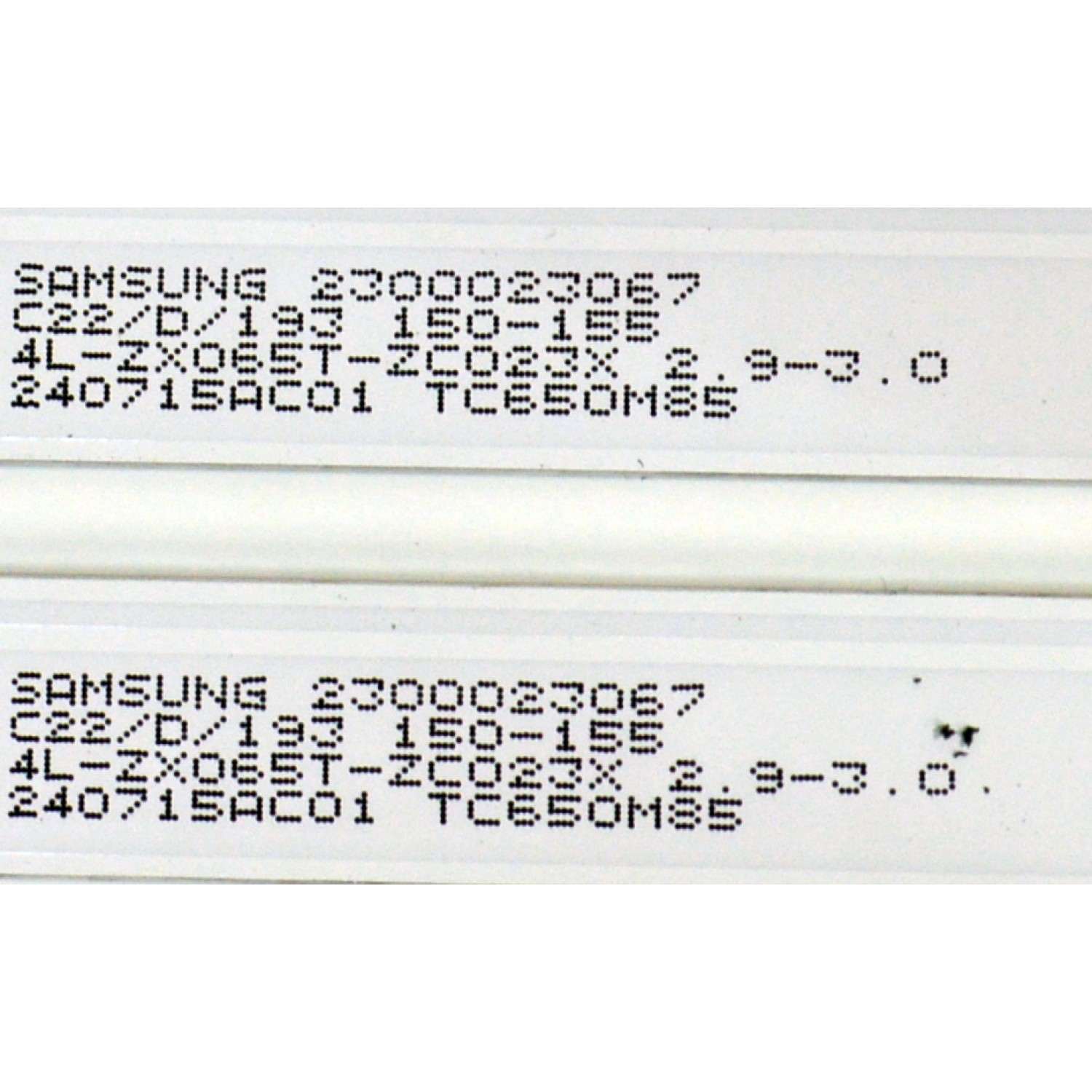 KIT DE LEDS ORIGINAL PARA TV PHILIPS 10 PIEZAS / NUMERO DE PARTE 303TC650074D / TCL65D06-ZC42AG-06D / 4L-ZX065T-ZC023X /240715AC01 / TC650M85 / PANEL LVU650CSDX E1077 / T8-65D6290-LPY001 / DISPLAY ST6451D06-3 VER.2.2 / MODELO 65PUL7973/F7 /65PUL7973/F7 A - Imagen 2