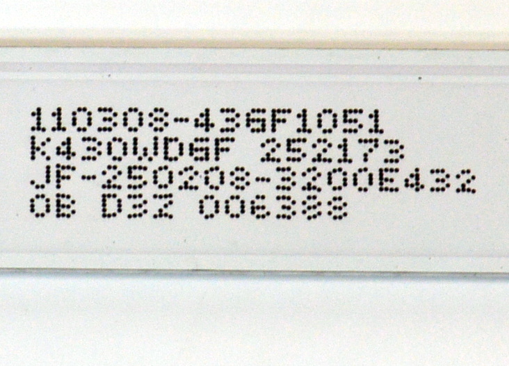 KIT DE LEDS ORIGINAL PARA TV JVC 3 PIEZAS / NUMERO DE PARTE 4708-K43DGF-A1113N21 / K430WDGF A1 / K430WDGF / XRJ1060 / HNSL4708RA0 / 110308-43GF1051 / JF-250208-3200E432 / DISPLAY V430HJ2-P01 / MODELO SI43FRF - Imagen 4