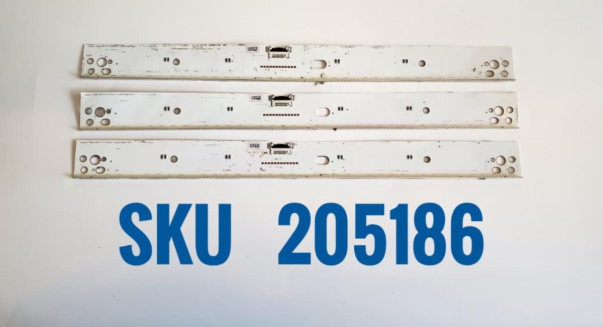 KIT DE LED´S PARA SAMSUNG QLED 4K UHD 9 SMART TV  (INCOMPLETOS) 3 TIRAS /  NUMERO DE PARTE BN96-42582A/  42582A / S_Q9_65_NBM_104_REV1.1_170126_0.6_4.17_LM41-00393A / PANEL CY-QM065FLLV1H / MODELO QN65Q9FAMF