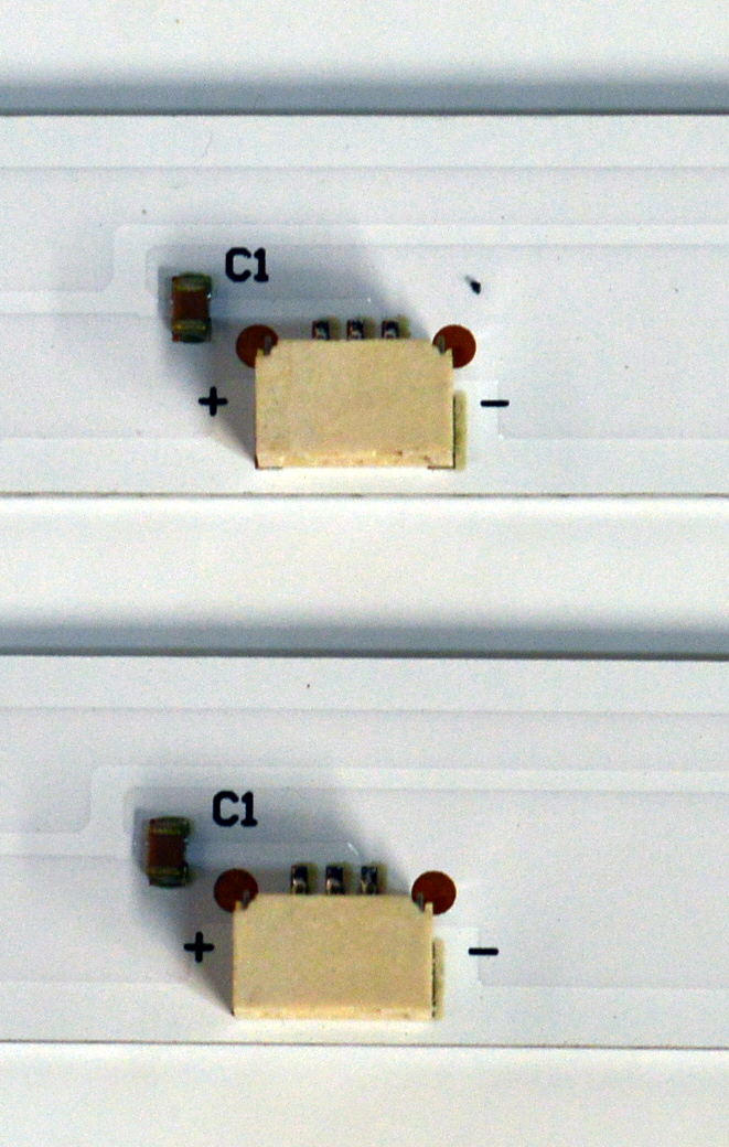 KIT DE LEDS ORIGINAL PARA TV TCL 2 PIEZAS / NUMERO DE PARTE 55S11PR0 / 55S11PRO / 55S11PR0-ZX3030A1-11X2 GX-V5-20240108-TJ / HY-7000 (S) / N0101-000478 / 55V8E-F-CKD / PANEL LVU550NDAL / DISPLAY ST5461D17-1 / MODELO 55S451G - Imagen 3