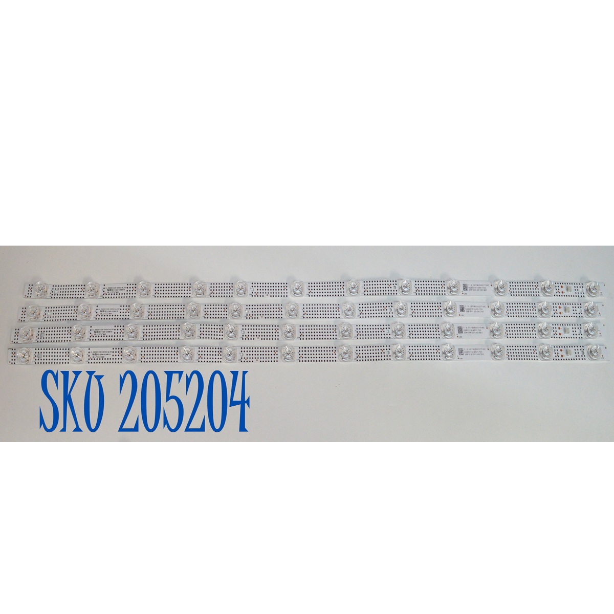 KIT DE LEDS ORIGINAL PARA TV EVL 4 PIEZAS / NUMERO DE PARTE JL.D650C1330-303AS-M / JL.D650C1330-303AS-M_V01 / 1.3.10706500377 / N240316 / DISPLAY PT650GS03-1 / MODELO 65EVLS4
