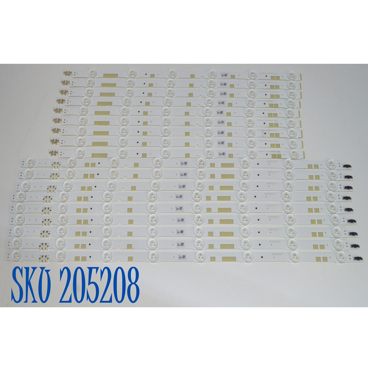 KIT DE LEDS ORIGINAL PARA TV SAMSUNG 18 PIEZAS / NUMERO DE PARTE BN96-38880A / BN96-38881A / V5DR_550SCA_R0 / V5DR_550SCB_R0 / 38880A / 38881A / PANEL CY-TJ055HGLV3H / DISPLAY LSF550FN05-K02 / MODELO UN55JS7000FXZA / UN55JS7000FXZA EH03