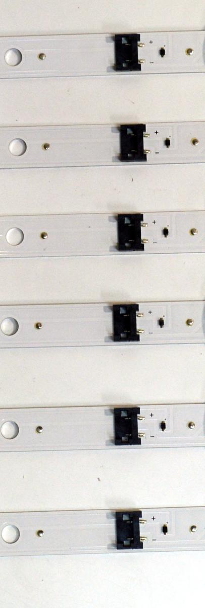 KIT DE LEDS ORIGINAL PARA TV LG 6 PIEZAS / NUMERO DE PARTE EAV65034001 / SSC_Y21 SLIM TRIDENT 50NANO75_S / SSC_Y21 SLIM TRIDENT 50NANO75_INX_PTN0.6_REV00_201206 / INX 500K6_T / PANEL NC500TQG-VXKP1 / MODELO 50NANO77SRA / 50NANO80TSA / 50NANO75SQA - Imagen 2