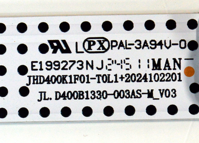 LED ORIGINAL PARA TV HISENSE 1 PIEZA / NUMERO DE PARTE JL.D400B1330-003AS-M / JL.D400B1330-003AS-M_V03 / JHD400K1F01-T0L+2024102201 / D250115 / PANEL JHD400K1F01-T0L / DISPLAY V400HJB-P03 / MODELO 40A4NV - Imagen 2
