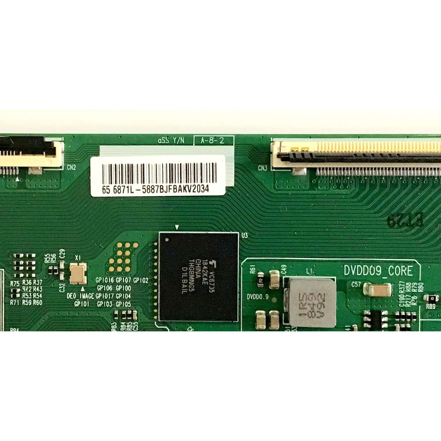 T-CON LG / 6871L-5887B / 6870C-0802A / 5887B / LE650AQD-EMA1-Y31 / PANEL LE650AQD(EM)(A1) / MODELO OLED65C9PUA BUSYLJR - Imagen 4
