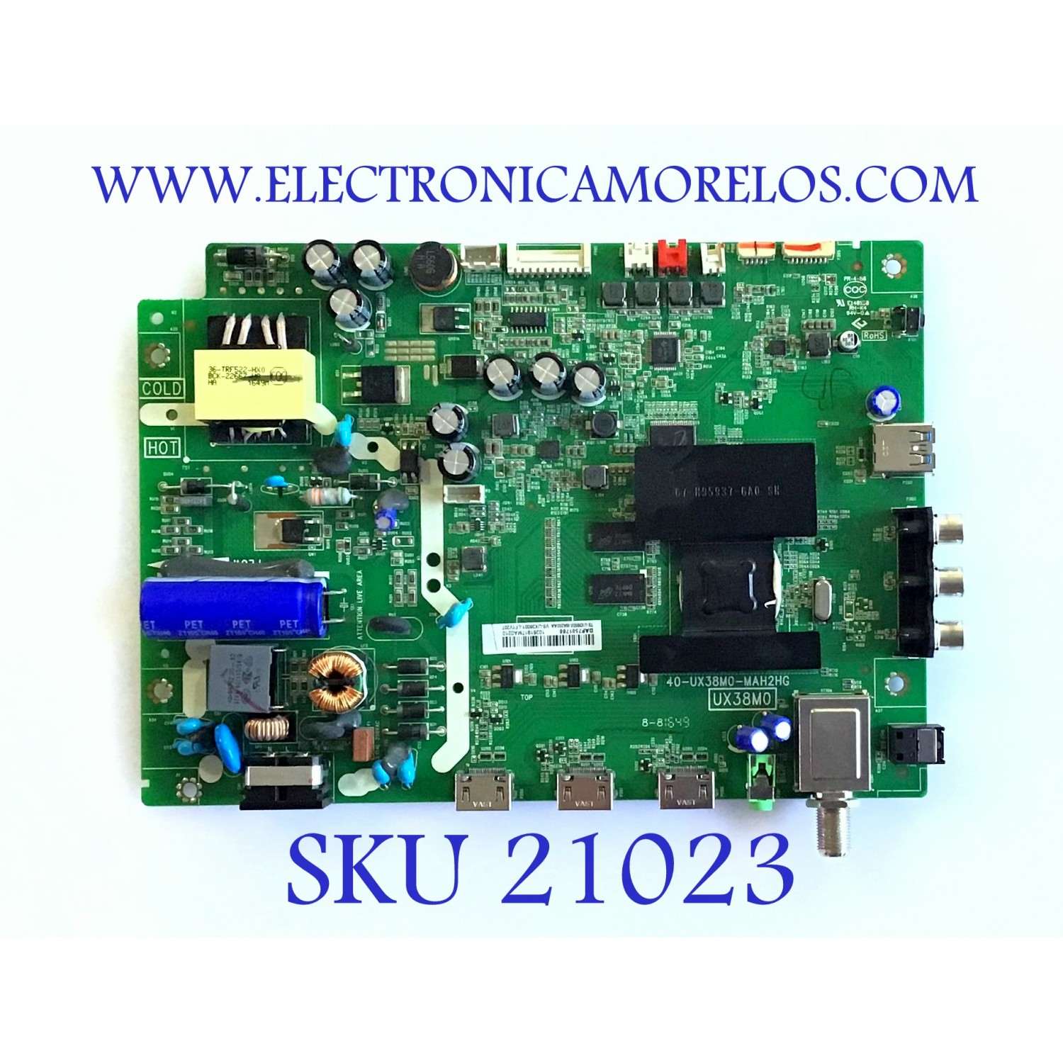MAIN FUENTE (COMBO) / INSIGNIA / T8-UX38003-MA200AA / 40-UX38M0-MAH2HG / V8-UX38001-LF1V207 / DAF7501766 / PANEL LVW320CSDX E20 V1 / DISPLAY ST3151A05-8 VER.2.4 / MODELO NS-32DR310NA17