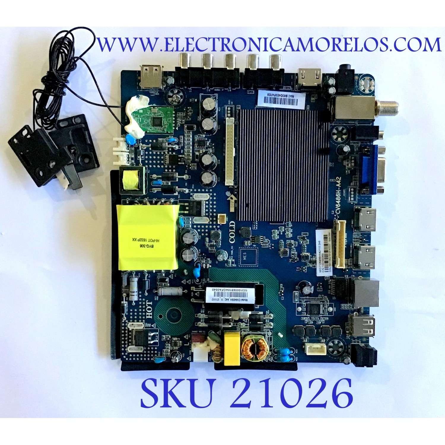 MAIN FUENTE (COMBO) PARA TV INSIGNIA / NUMERO DE PARTE 0980-0900-1050 / TP.MS3553W.PB765 / 69EE 20191230_132224 / ST3151A07-2 / H20031006 / 0980-0900-1050(0B) / 67MF2BL4F / PANEL ST3151A07-2 / MODELO NS-32D310NA21