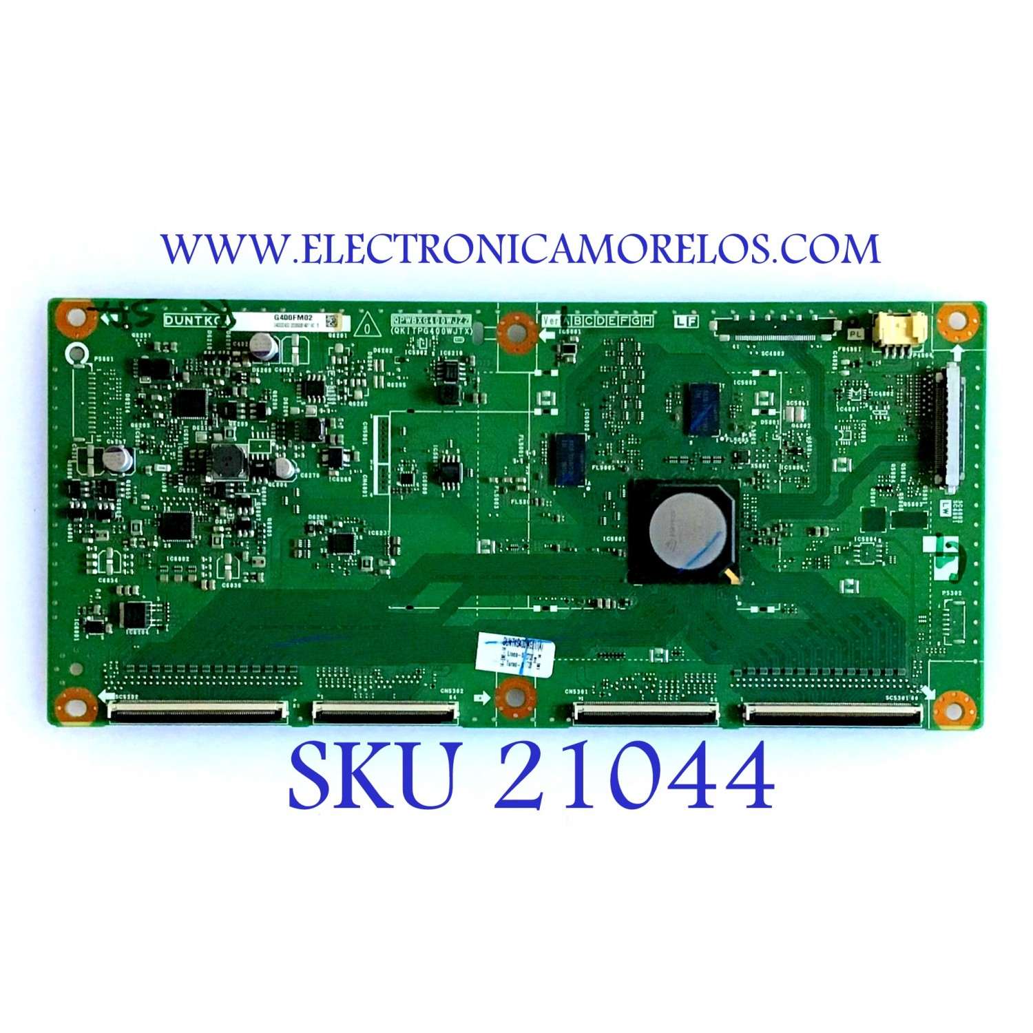 T-CON SHARP / DUNTKG400FM02 / DUNTKG400WE01 / G400FM02 / DUNTKG400 / PANEL JE695D3GV10Z / MODELOS LC-70EQ10U / LC-70SQ15U