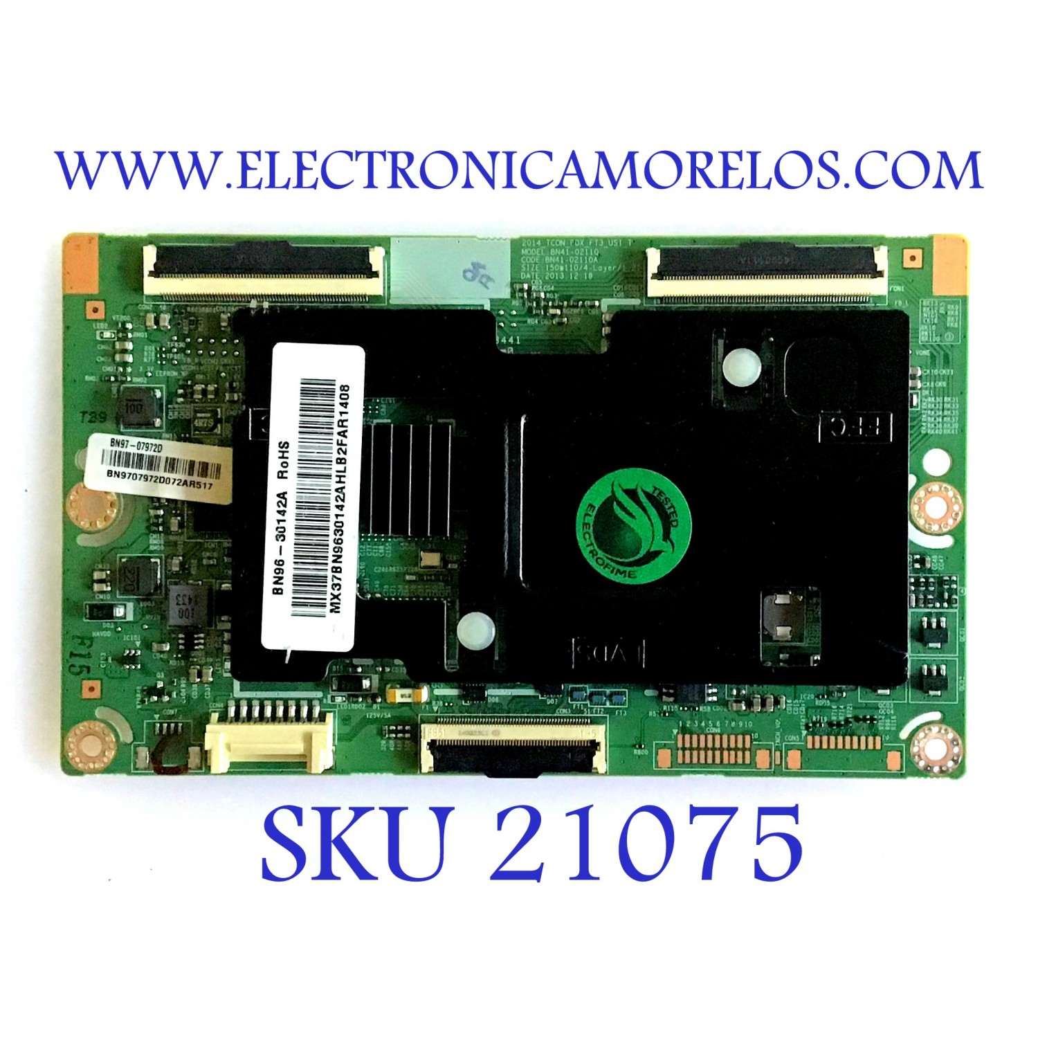 T-CON SAMSUNG / BN96-30142A / BN41-02110A / BN97-07972D / MODELO UN32J6300AFXZA TD01