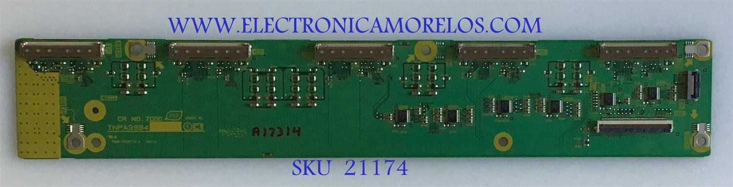 SCAN BUFFER PANASONIC / TXNC11ETTJ / MDK-332V-0 / TNPA3984 / PANEL MC127F19F9 / MODELOS TH50PZ2700U / TH-50PE700U / TH-50PF10UK / TH-50PZ750U