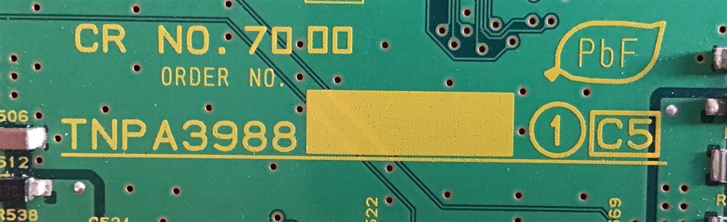 SCAN BUFFER PANASONIC / TXNC51ETTJ / MDK-332V-0 / TNPA3988 / PANEL MC127F19F9 / MODELOS TH50PZ2700U / TH-50PE700U / TH-50PF10UK / TH-50PZ750U - Imagen 2