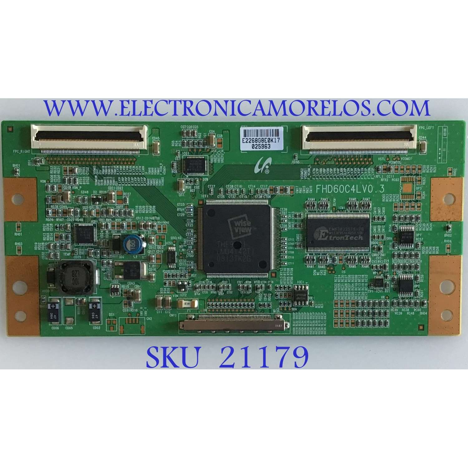 T-CON SAMSUNG / LJ94-02268G / FHD60C4LV0.3 / 2268G / SUSTITUTAS  LJ94-02279V /BN81-01696A / BN81-01701A / BN81-01693A / LJ94-02539A / LJ94-02422A / LJ94-02763F /  MAS SUSTITUTAS EN DESCRIPCION / PANEL LTF460HA03 / MODELO LN46A550P3FXZA / LN46A540P2FXZA