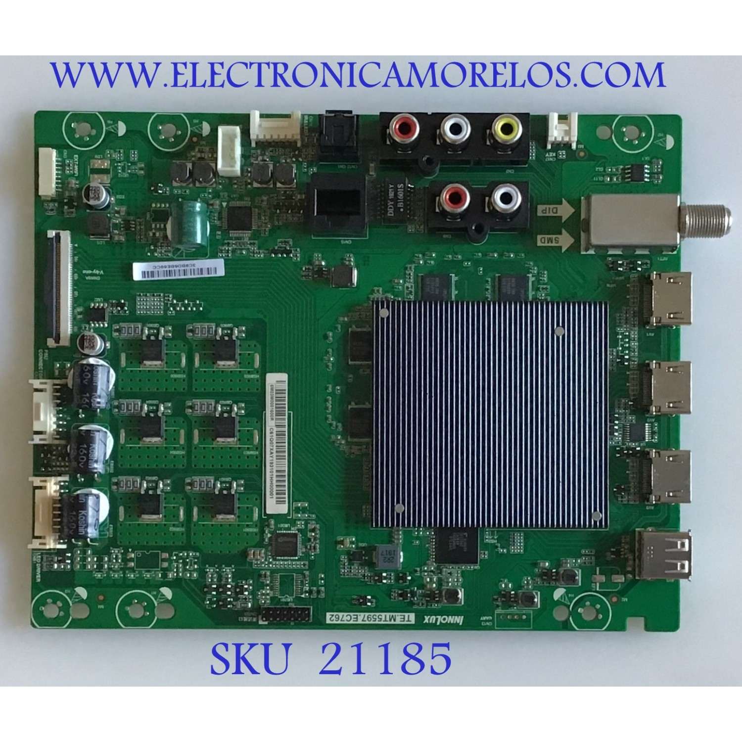 MAIN VIZIO / 6M03M0001600R / TE.MT5597.EC762 / C61Q07XAY / 3CPBD6B / PANEL V650DJ4-D03  REV.C1 / MODELOS V655-G9 LINIYBMV / V655-G9 LIAIYBTV / V655-G9 LIAIYBTW 