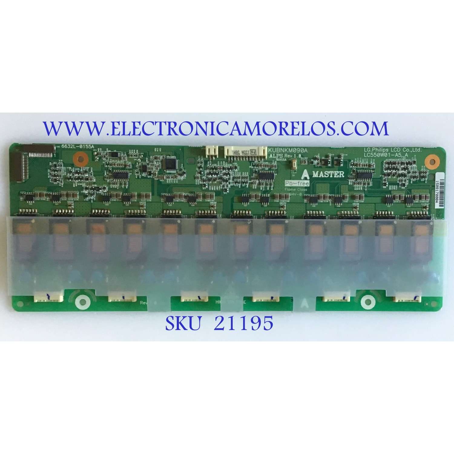 BACKLIGHT INVERTER  OLEVIA / 6632L-0155A / KUBNKM090A / PANEL LC550W01-A5K2 / MODELO 255FHD-T11