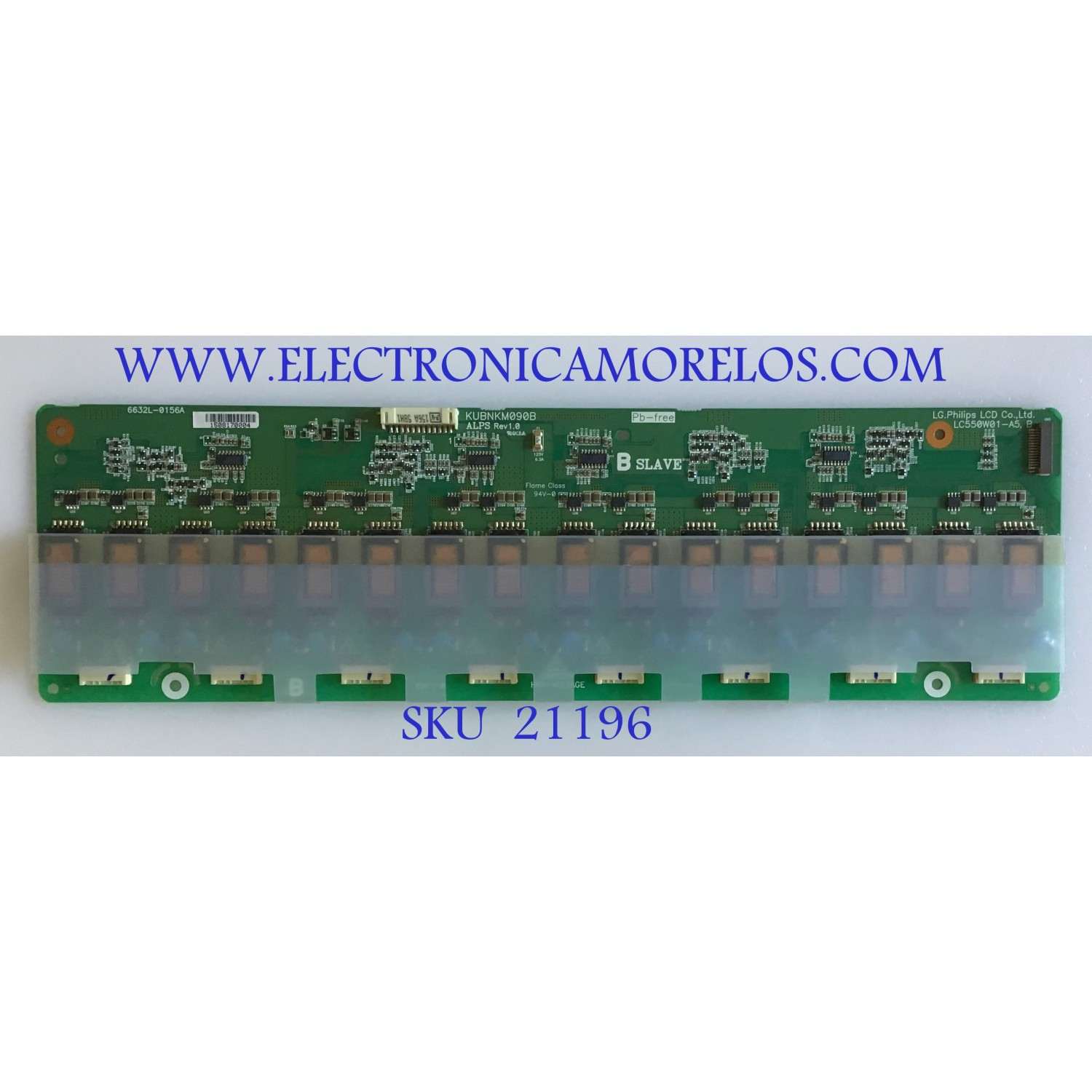 BACKLIGHT INVERTER  OLEVIA / 6632L-0156A / KUBNKM090B / PANEL LC550W01-A5K2 / MODELO 255FHD-T11