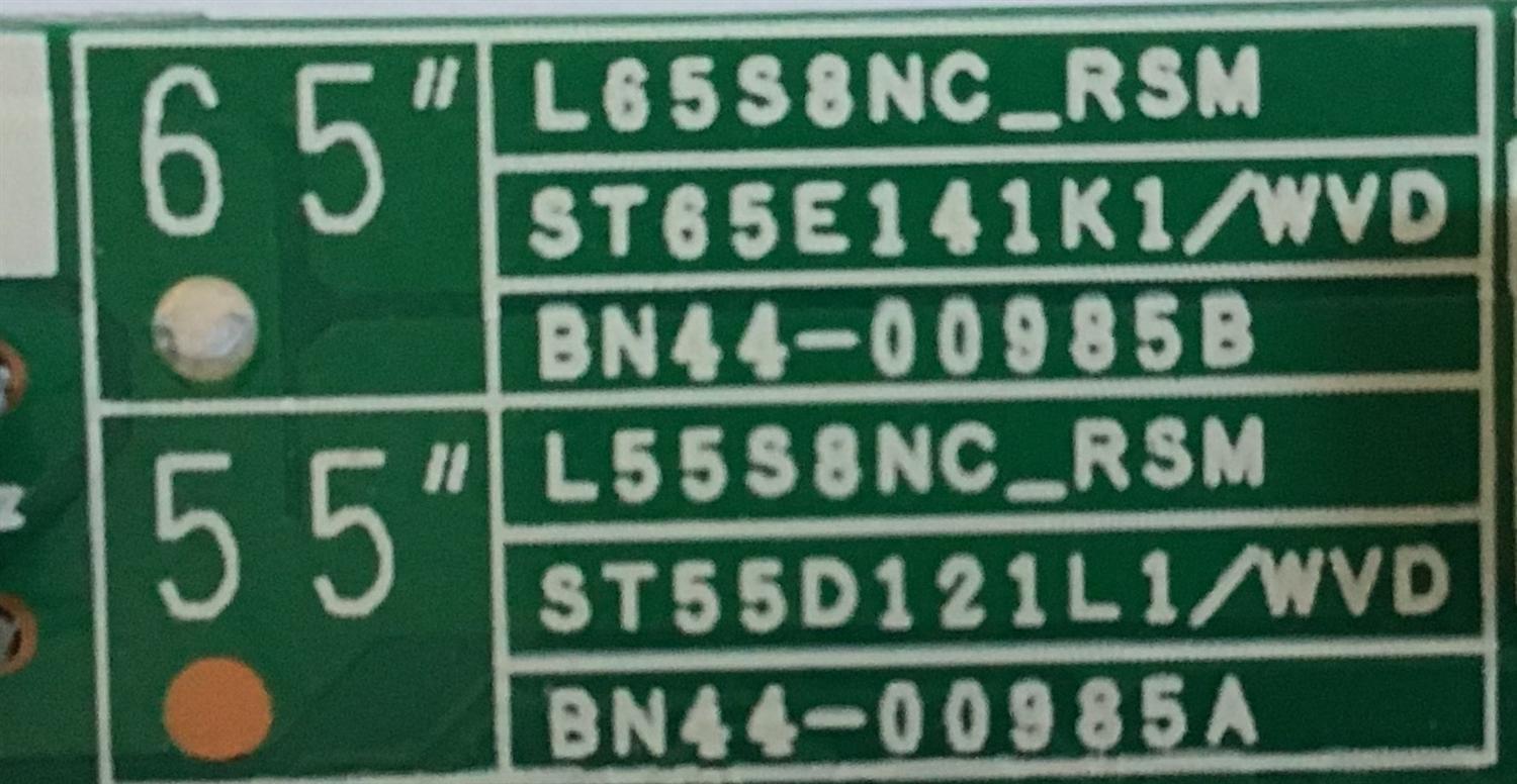 LED DRIVER SAMSUNG / BN44-00985B / L65S8NC_RSM / BN4400985B / PANEL CY-TR065FLLV9H / MODELOS QN65Q80RAFXZA FC04 / QN65Q80RAFXZA AA01 - Imagen 2