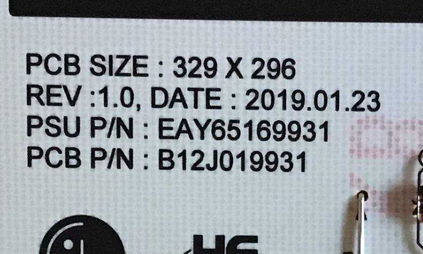 FUENTE LG SMART TV 4K CINEMA HDR / EAY65169931 / B12J019931 / LGP75M-19SP / PANEL NC750DQD-AAHH1 / MODELOS 75SM9070PUA.AUSYLJR /75SM9070PU.BUSYLJR / 75SM9070PUA - Imagen 3