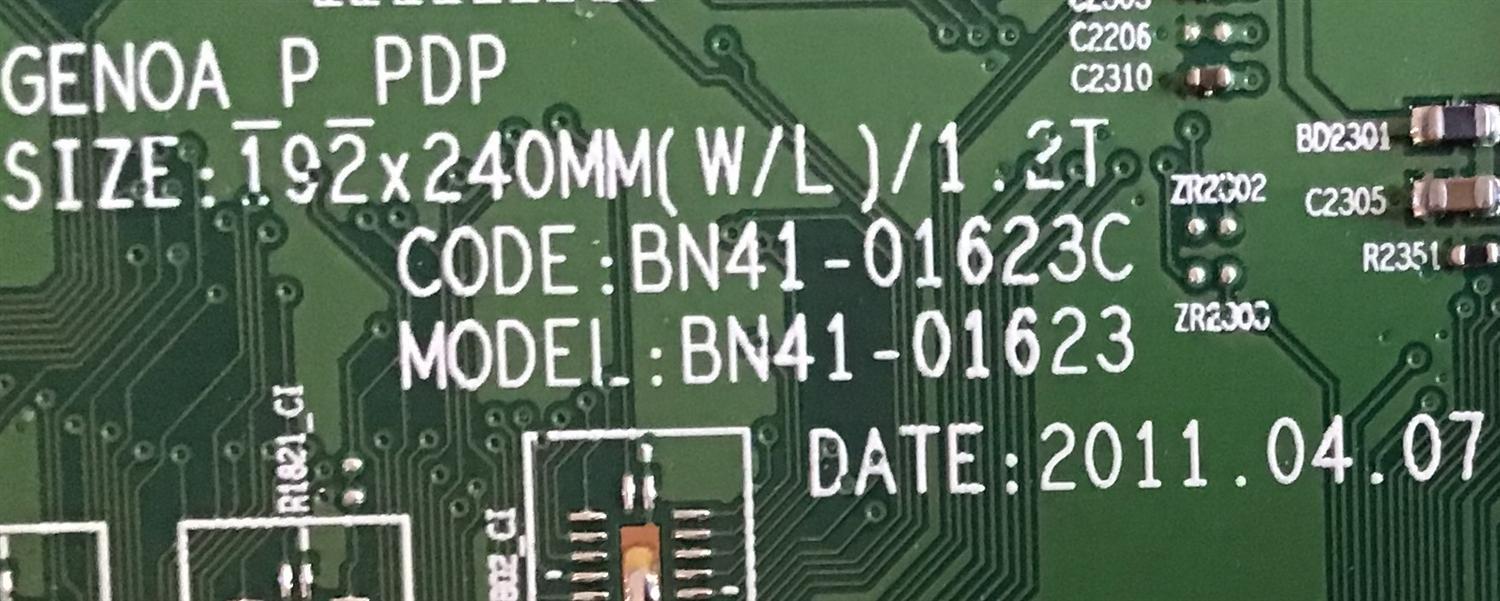 MAIN SAMSUNG / BN94-04402V / BN97-05515A / BN41-01623C / PANEL S63FH-YB06 / MODELO PN64D8000FFXZA  - Imagen 2