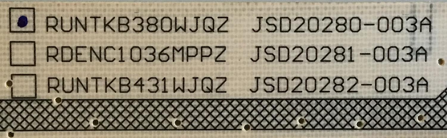 FUENTE DE PODER SHARP / RUNTKB380WJQZ / JSD20280-003A / REDENC1036MPPZ / JSD20281-003A / RUNTKB431WJQZ / JSD20282-003A / PANEL JE800D3GW65X / MODELOS PN-LE801 / LE-80LE661U / LC-80LE661UB - Imagen 2