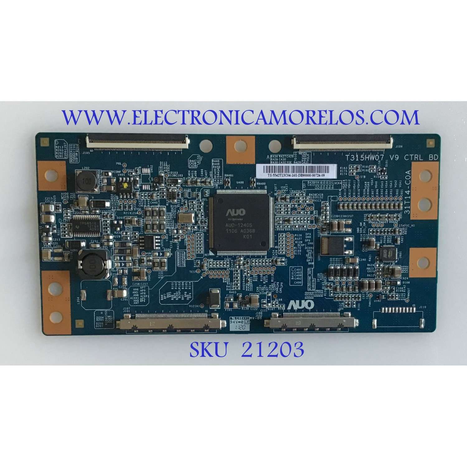 T-CON LG / 55.42T13.C04 / 5542T13C04 / 31T14-C0A / T315HW07 / PANEL T420HW08 V.0 / MODELO 42LV5500-UA.AUSDLHR
