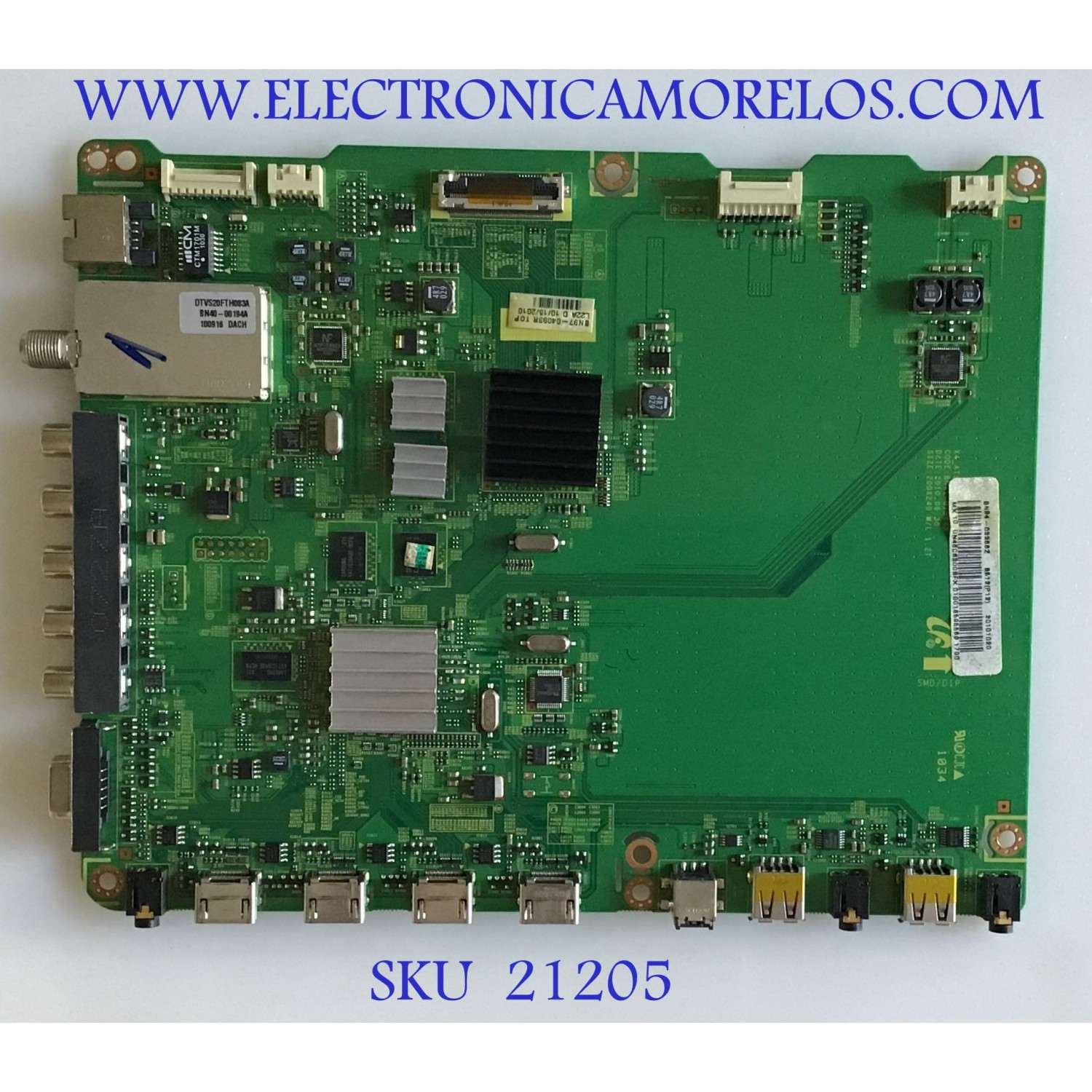 MAIN SAMSUNG / BN94-03366Z / BN97-04093R / BN41-01564A / SUSTITUTAS BN94-03366C / BN94-03366H / BN94-03366L / BN94-03366R MAS SUSTITUTAS EN DESCRIPCION PANEL LTJ460HJ03-F / MODELO UN46C6300SFXZA H306