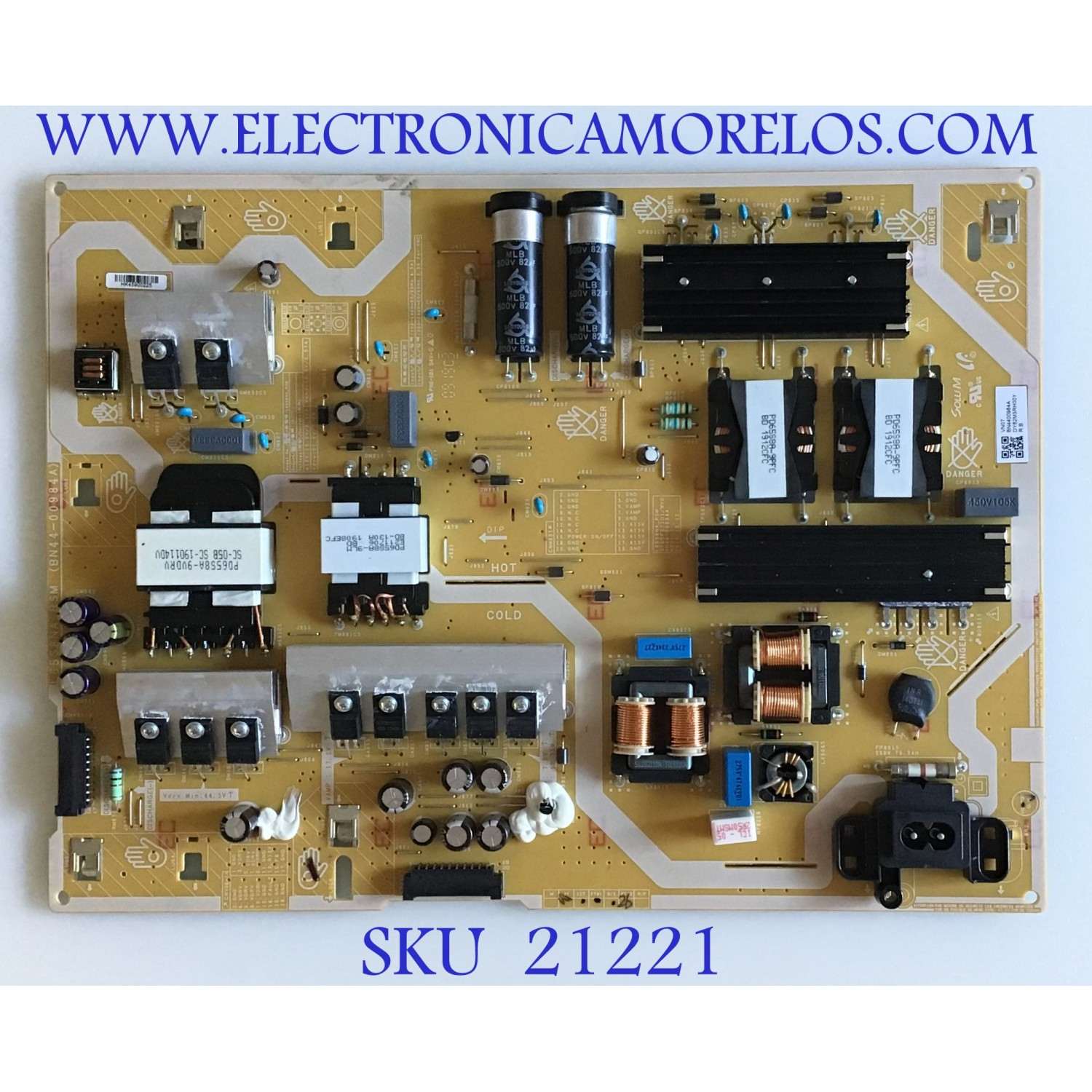 FUENTE DE PODER SAMSUNG / BN44-00984A / L65S8NA_RSM / BN4400984A / PANEL CY-TR065FLLV9H / MODELOS QN65Q80RAFXZA FC04 / QN65Q80RAFXZA AA01