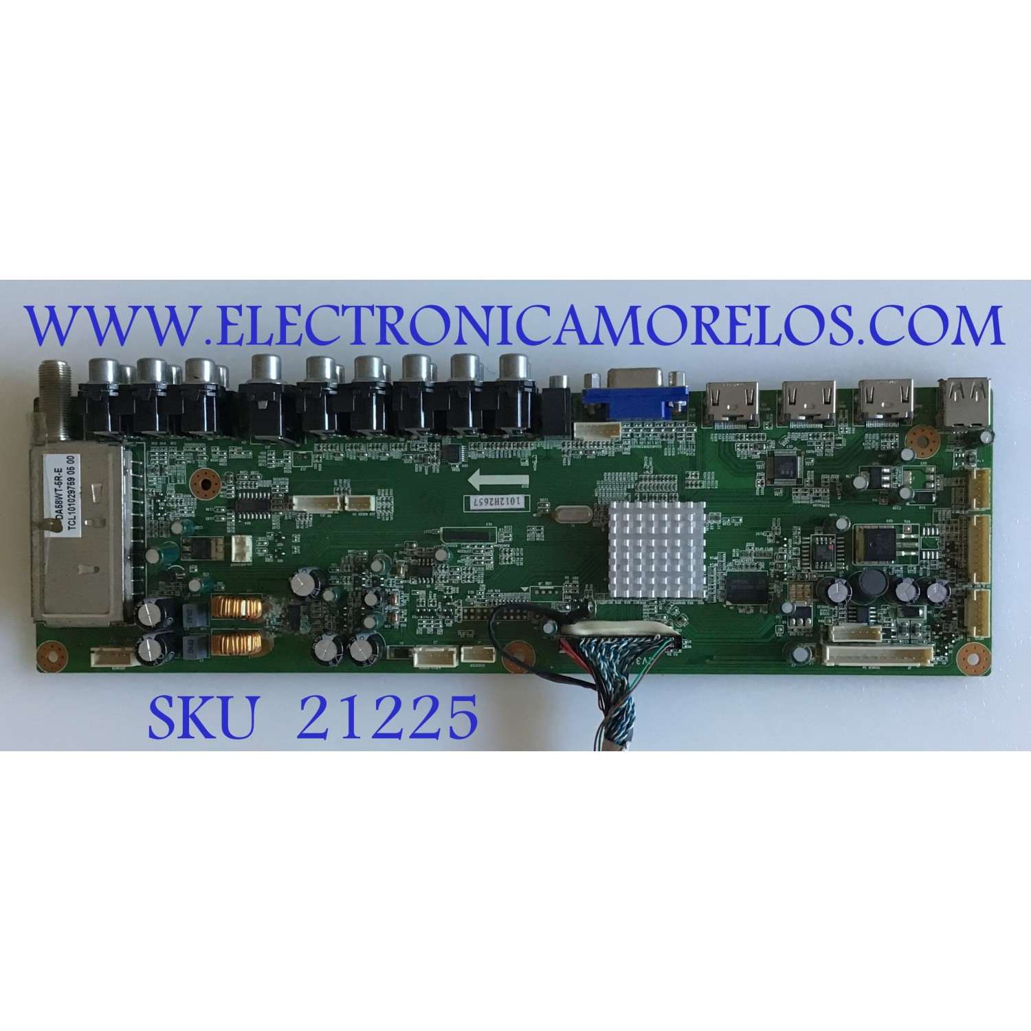 MAIN WESTINGHOUSE / 1012H2657 / 1.367.03101 / CV318H-D-12 / PANEL LK600D3LA38 / MODELO VR-6025Z TW-63501-P060A