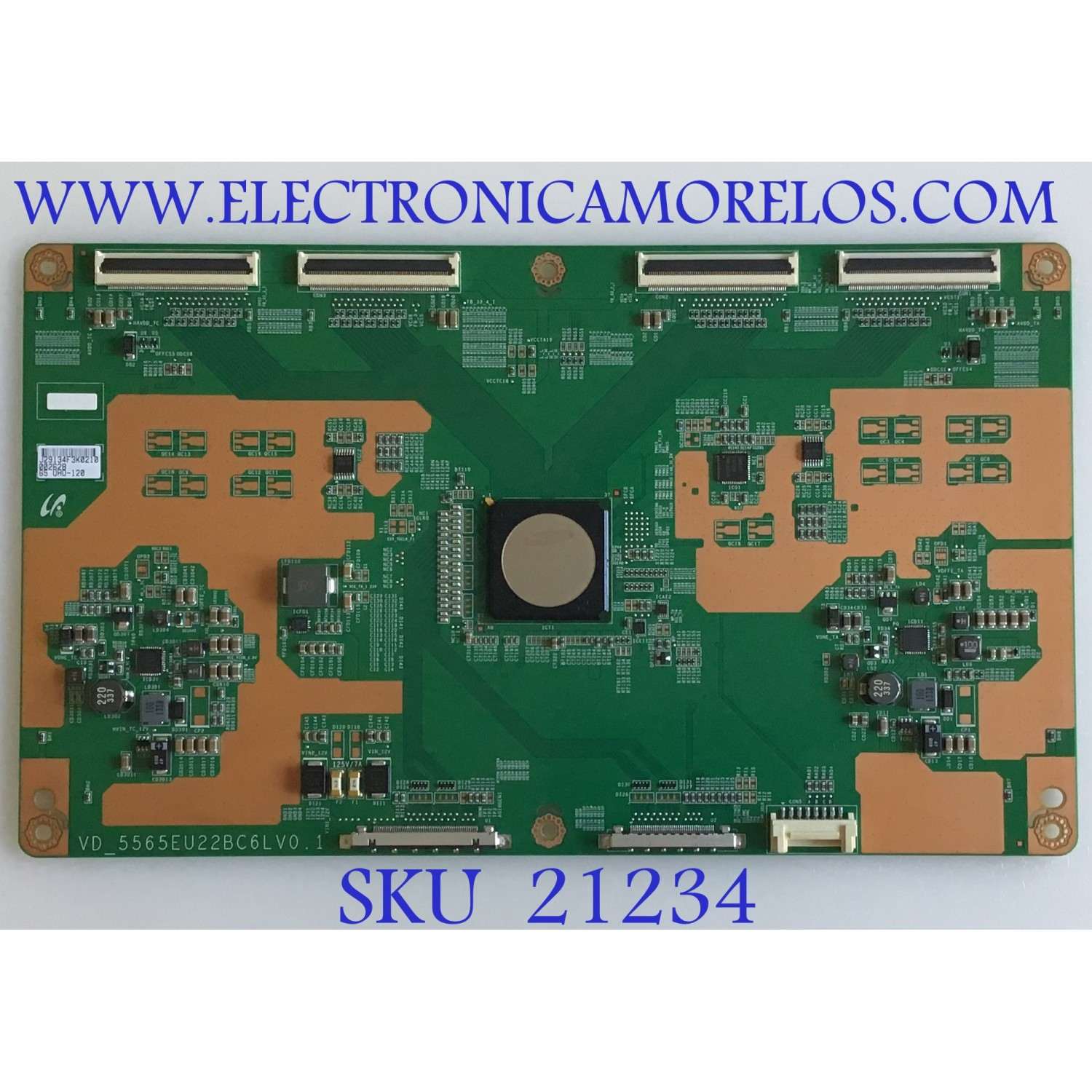 T-CON SAMSUNG / BN96-29165B / 29134F / VD_5565EU22BC6LV0.1 / PANEL CY-KF650FSLV2H / MODELO UN65F9000AFXZA UD07