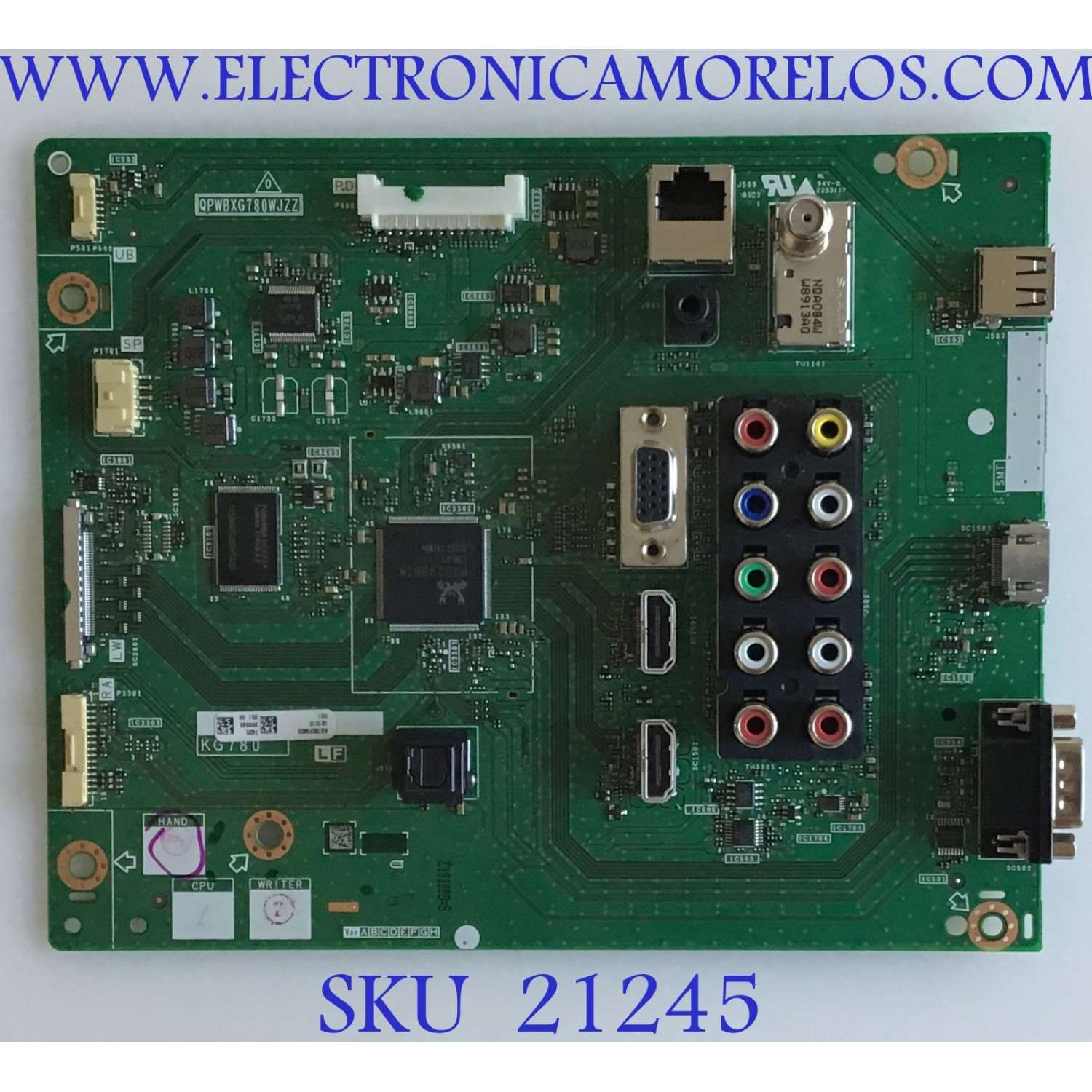 MAIN SHARP / DUNTKG78FM03 / QPWBXG780WJZZ / KG780FM03 / 742E / RUNTKB431WJQZ / JSD20282-003A / PANEL JE800D3GW65X / MODELOS PN-LE801 / LE-80LE661U / LC-80LE661UB
