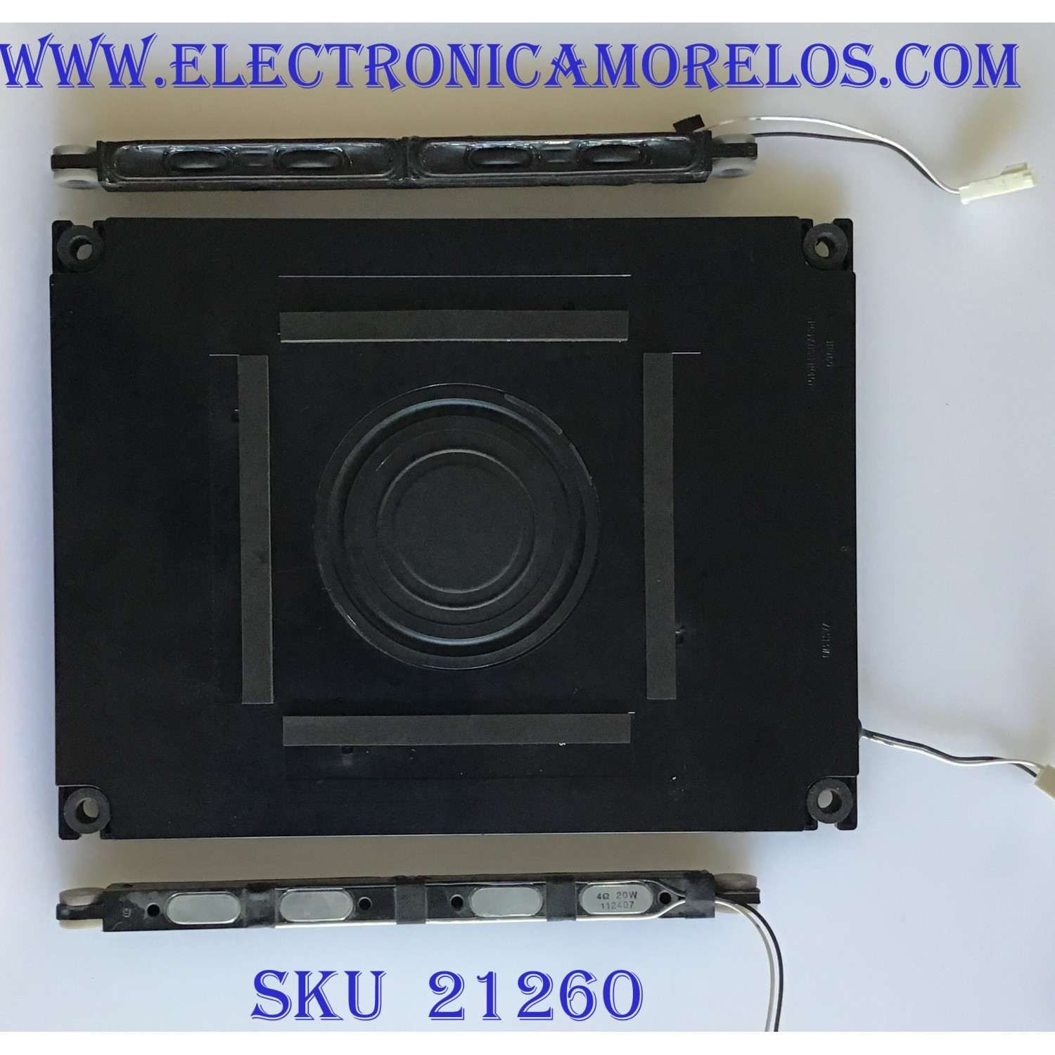 KIT DE BOCINAS / ZA513WJ / PC+ABS FR(40) / JH960 / MODELO LC-52LE830U / 40LE830U /