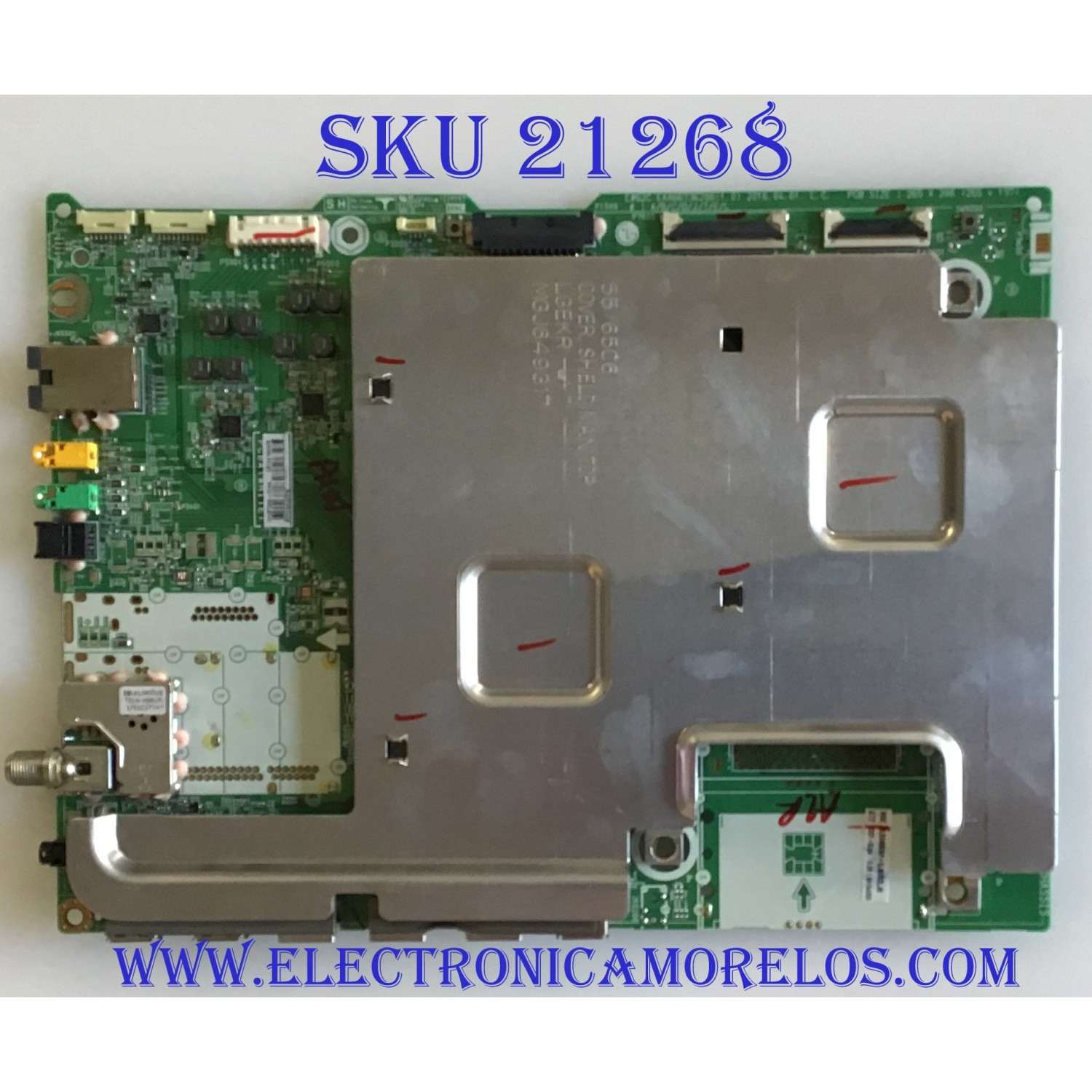 MAIN LG CURVED OLED 4K HDR SMART TV / EBT64154308 / EAX66736203 (1.0) / PANEL LC650LQD (GJ)(P9) / MODELO OLED65C6P-U.BUSZLJR