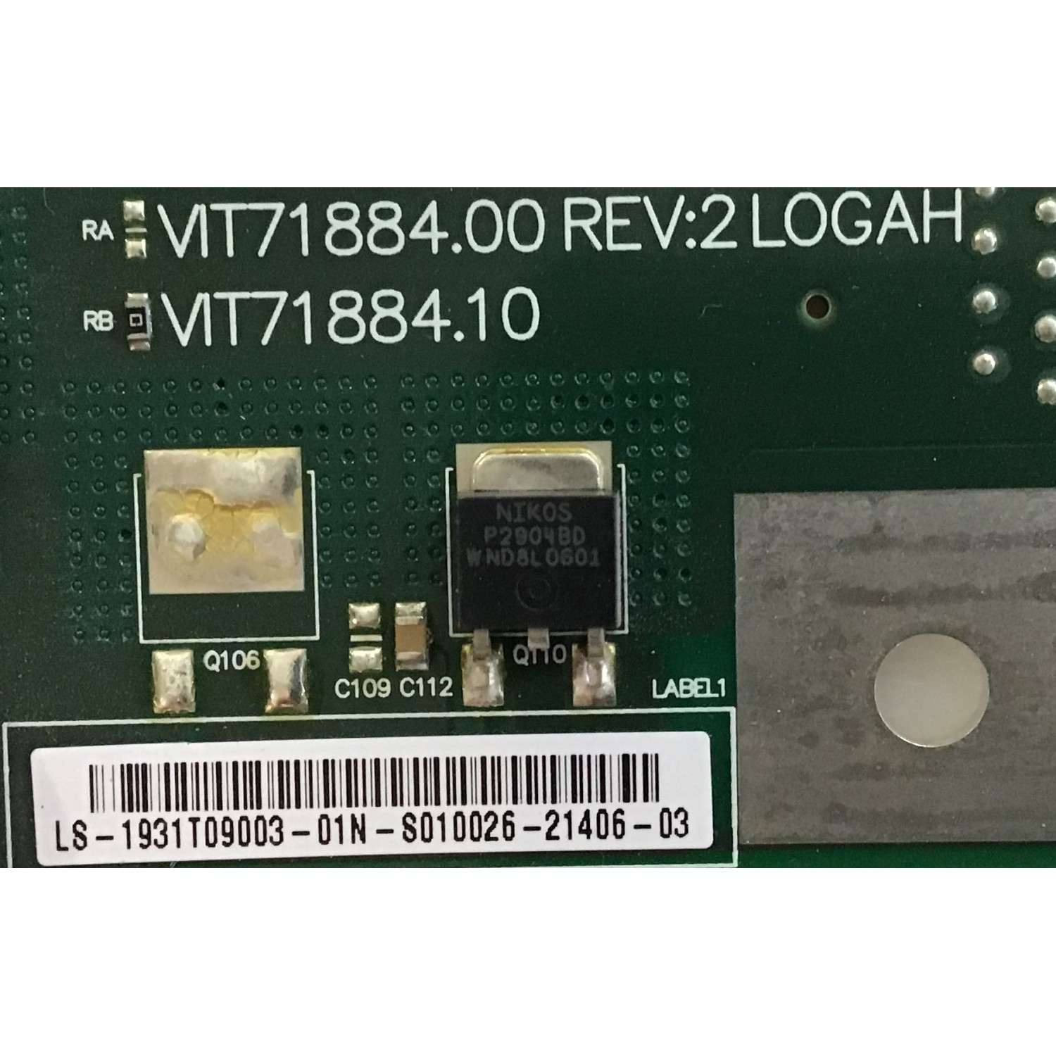 BACKLIGHT INSIGNIA / 19.31T09.003 / VIT71884.10 / 1931T09003 / PANEL T315HW04 V.4 / MODELO NS32L450A11 / NS-26L450A11 / L32S504 - Imagen 2