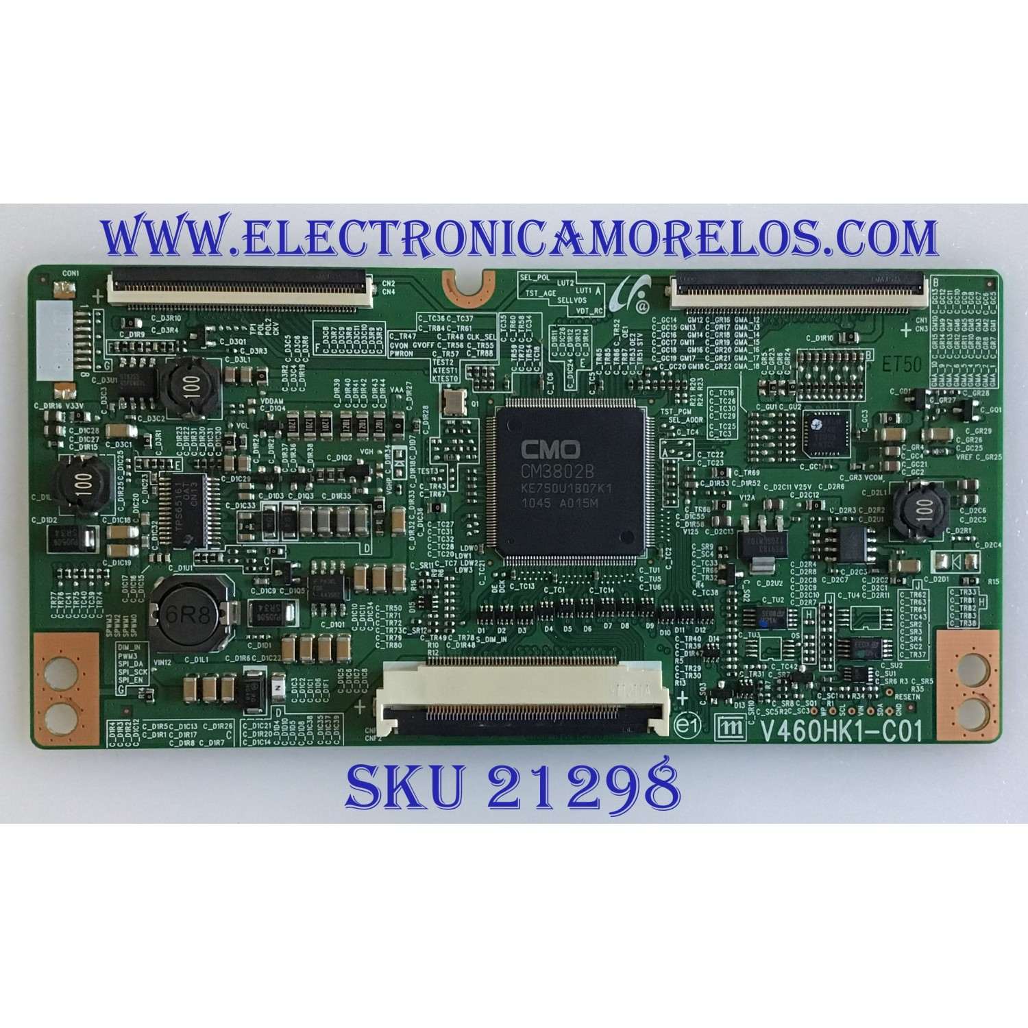 T-CON SAMSUNG  / 35-D060768 / V460HK1-C01 / PANEL LD400CSC-C1 / MODELOS UN40D6420UFXZA CN01 / UN40D6400UFXZA / UN40D6500VFXZA