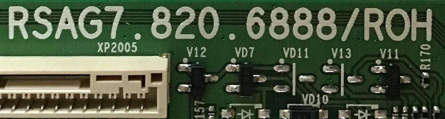 MAIN HISENSE / 212964 / RSAG7.820.6888/ROH / 210866 / PANEL HE550IU-B32 / MODELO 55H9D - Imagen 3