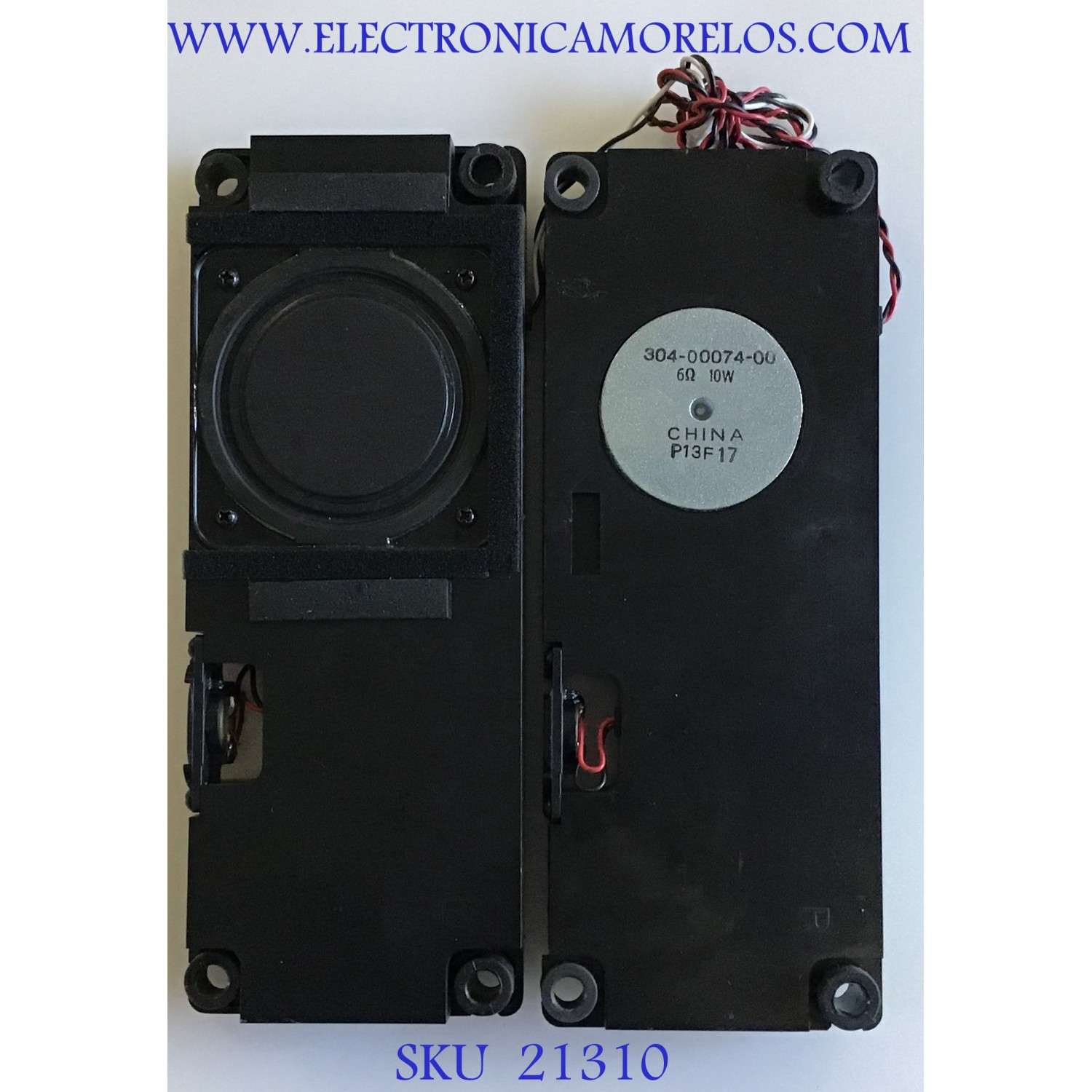 BOCINAS PARA TV VIZIO / 304-00074-00 / P13F15 / P13F17 / MODELO M47I-A2 LWJJOLBP