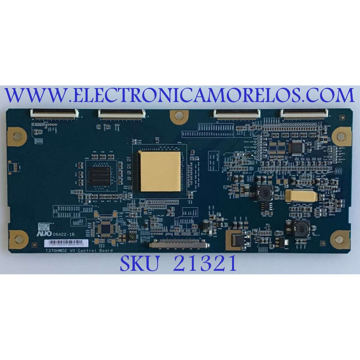 T-CON JVC / AU-55.37T04.004 / T370HW02 V0 / 5537T04004 / PANEL T370HW02 V.1 / MODELO LT-37X68 / LT-37X688V / LT-37XM48V