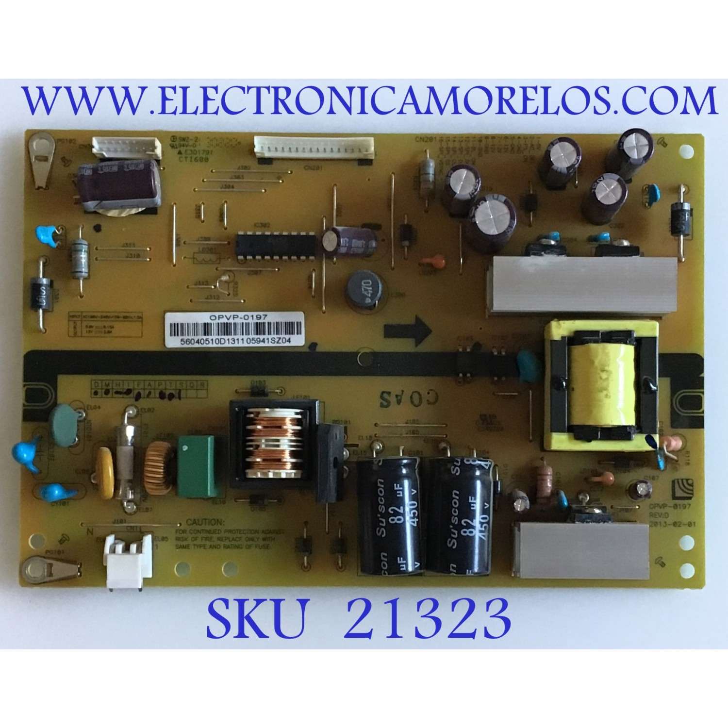 FUENTE DE PODER VIZIO / 56.04051.0D1 / OPVP-0197 / 56040510D / PANEL O320FWSS01 / MODELOS M321i-A2 LWJ2OPAP / M321i-A2 LWJ2OPAQ