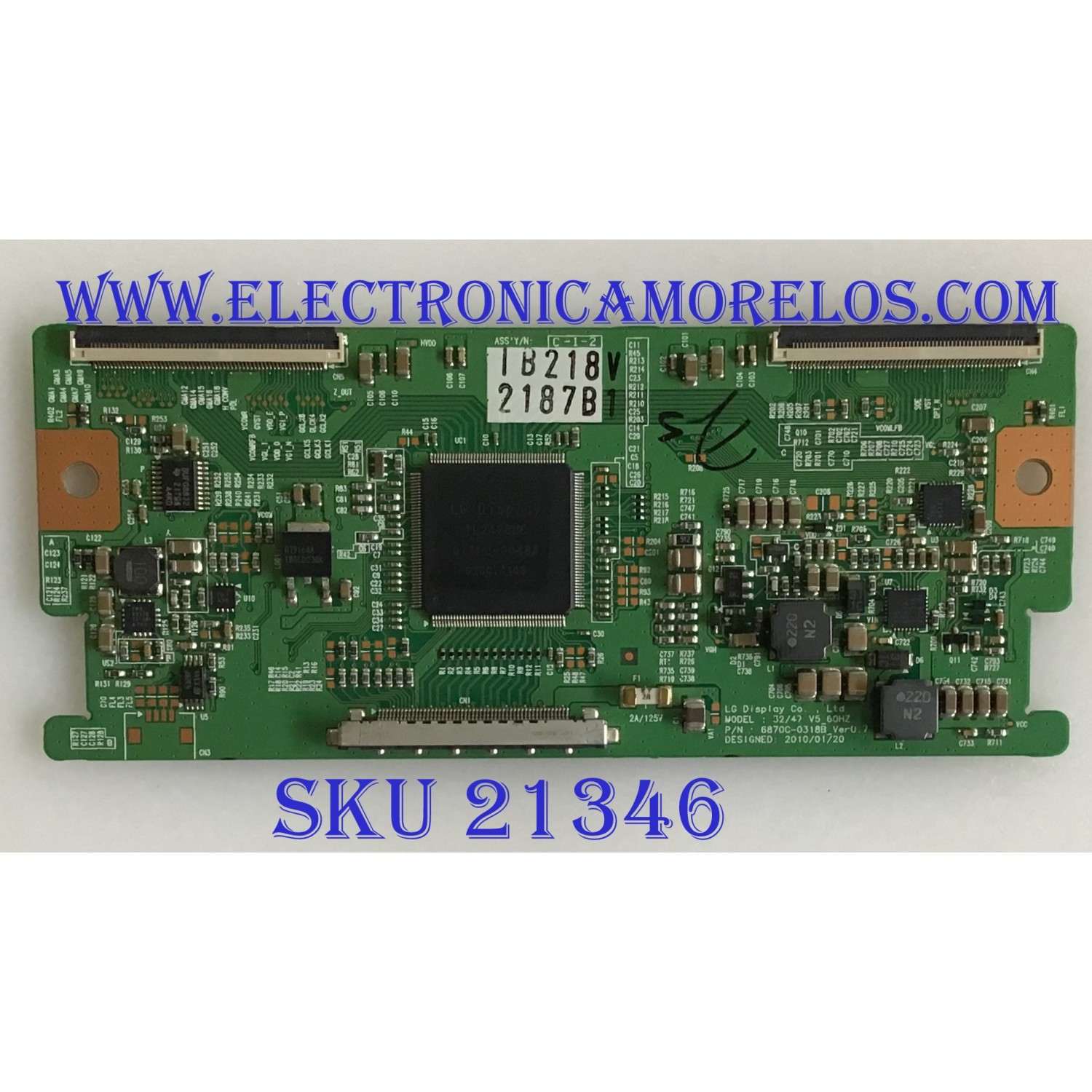 T-CON LG / 6871L-2187B / 6870C-0318B / PANEL LC320WUN-SCA2 / MODELO 32CS560-UE