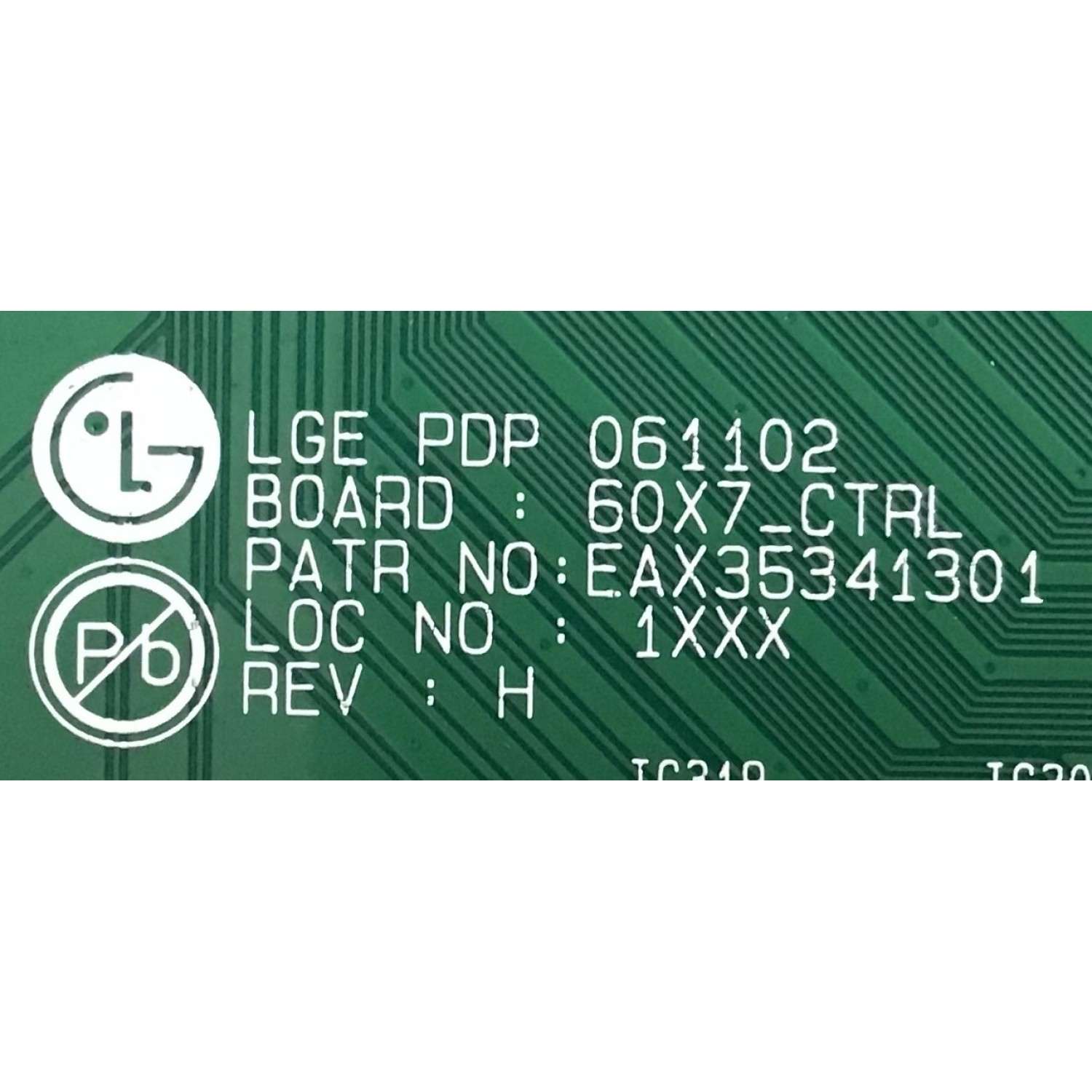 MAIN LOGICA LG / EBR30168901 / EAX35341301 / PANEL PDP60X70000 / MODELOS 60PB4DA / 60PB4DT-UB AUSLLJR / 60PC1D-UE AUSLLJR / 60PM4M-WA / 60PB4DA-UA AUSLLJR / 60XP10 / P606Y2 - Imagen 3