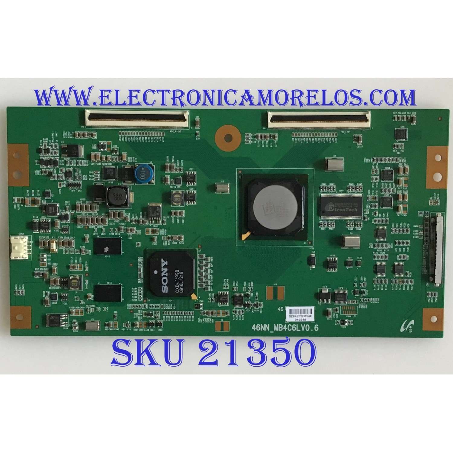 T-CON SONY / LJ94-02642P / 46NN_MB4C6LV0.6 / PANEL LTY460HF07-001 / MODELOS KDL-46V5100 / KDL-46W5500