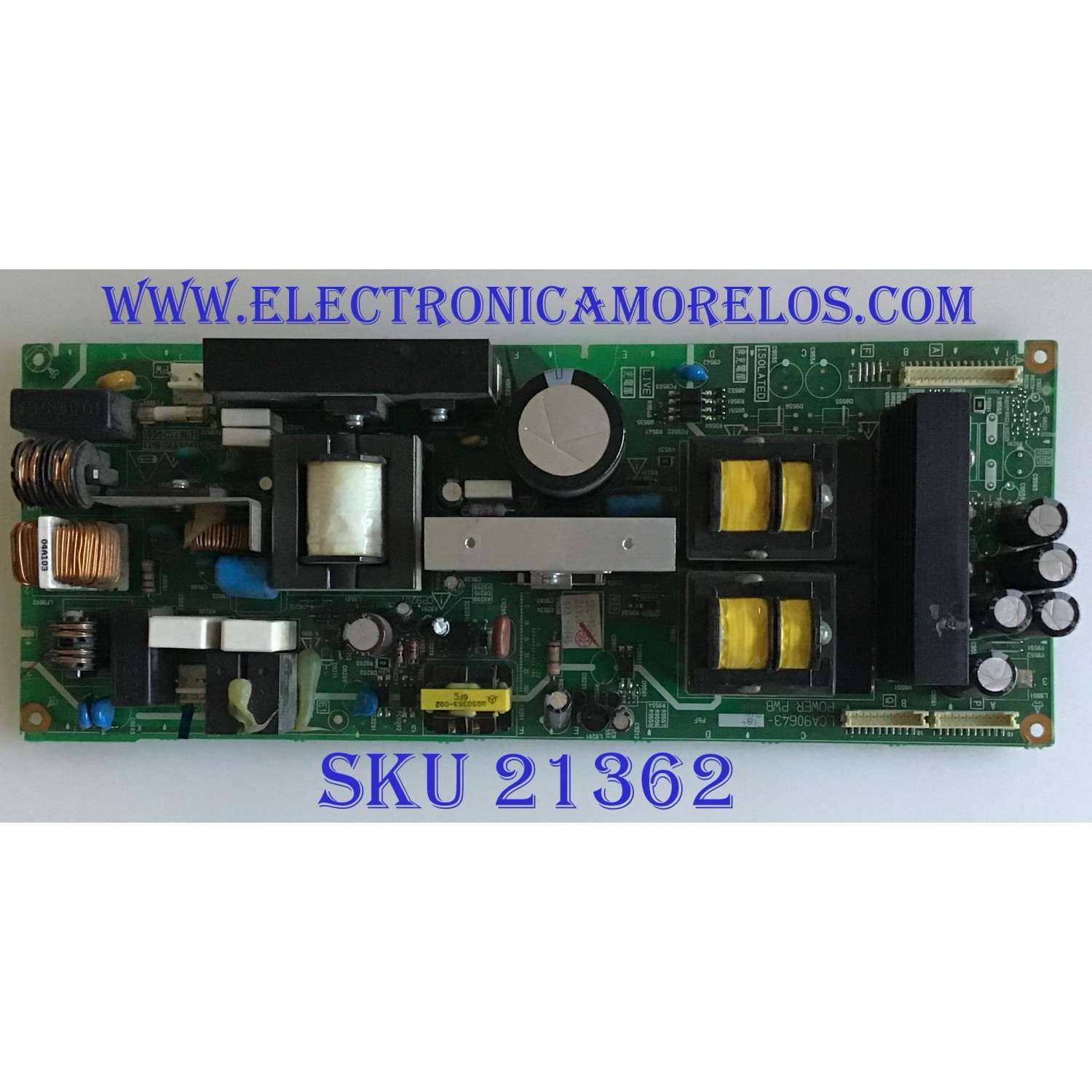 FUENTE DE PODER JVC / SFL-9060A-M2 / LCB90643 / PANEL LTA400WS-L02 / MODELOS LT-40X667 / LT-40X787 / LT-40X887