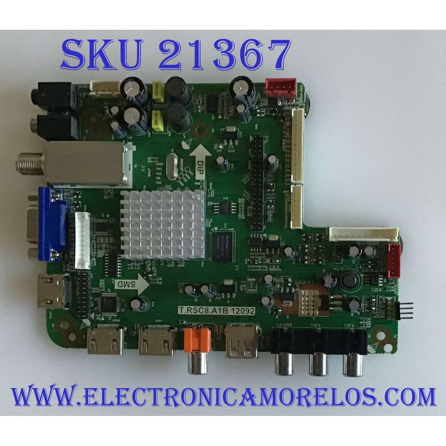 MAIN WESTINGHOUSE / SMT120410 / T.RSC8.A1B 12092 / MS-1E198407/ PANEL TC460F109-A1 / MODELO EW46T4LZ
