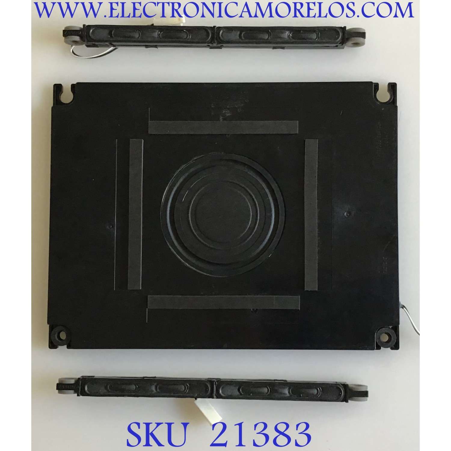 KIT DE BOCINAS PARA TV SHARP / 112210 / PC+ABS FR(40) / ZA513WJ / JH960 / PANEL LK600D3GW30R / MODELO LC-60LE831U