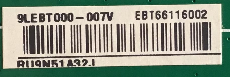 MAIN PARA TV LG 4K·UHD·HDR SMART TV / NUMERO DE PARTE EBT66116002 / EAX68253604 / EAX68253605 / PANEL NC550DQG-AAHX1 / DISPLAY LC550DQJ (SM)(A1) / MODELOS 55UM7300PUA / 55UM7300PUA.BUSYDOR / 55UM7300PUA.AUSYDJR / 55UM7300PUA.BUSYDKR / 55UM7300PUA.BUSYLJR - Imagen 3