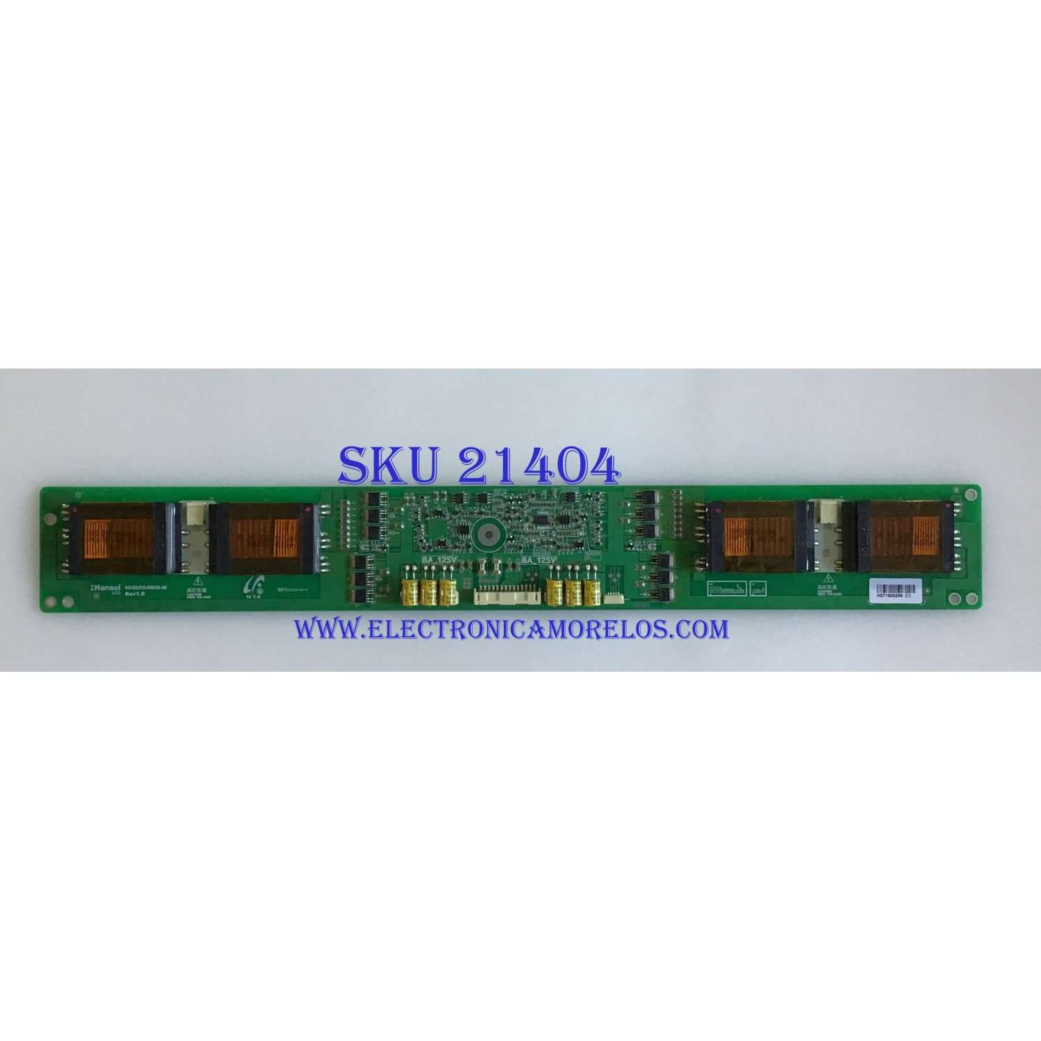 BACKLIGHT INVERTER TECHNIKA / HI40024W5I-M / HI40024W5I / PANEL LTA400WT-L11 / MODELO TVLCD40HDREADY